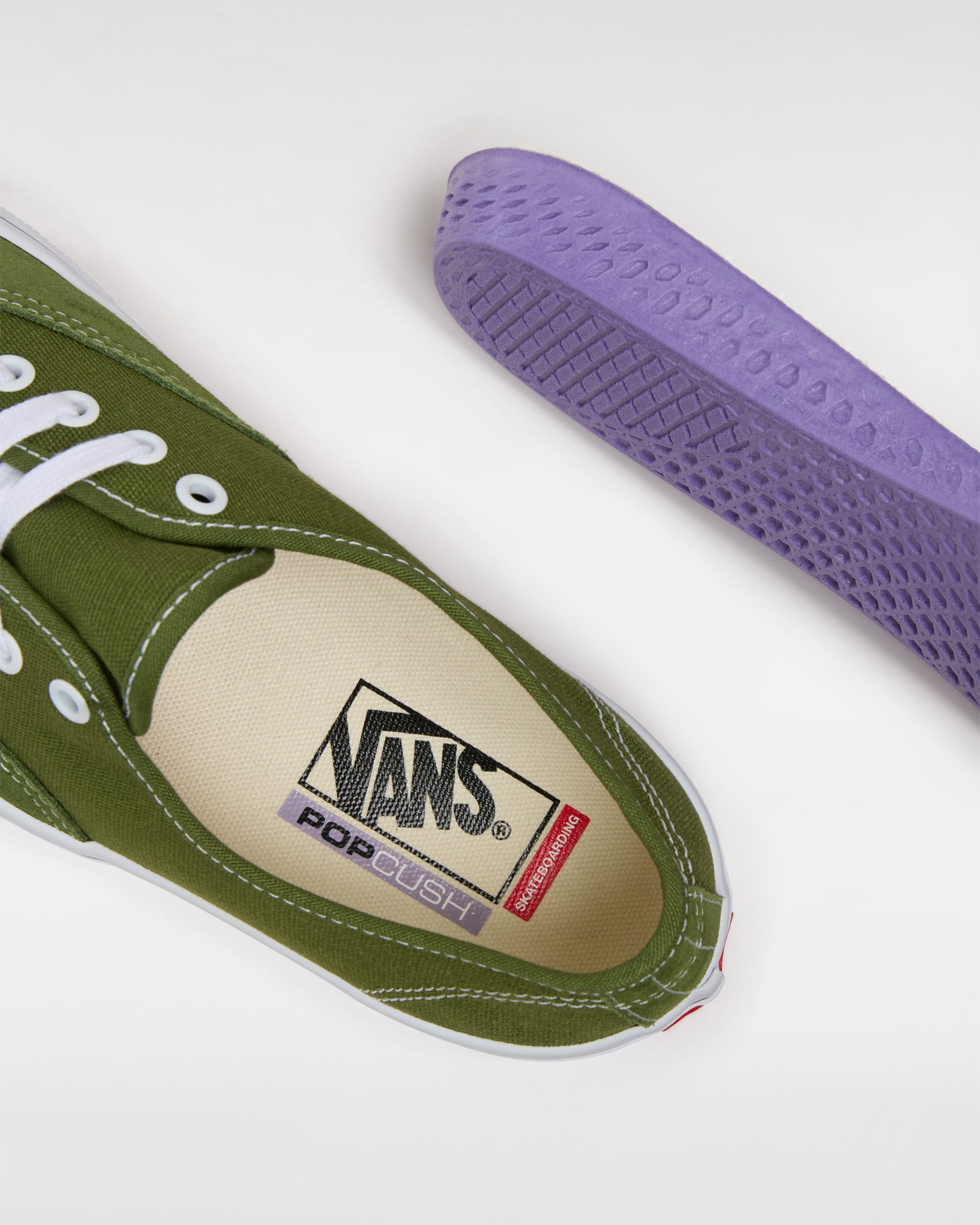 Skate Authentic Shoes VANS GreenWhite ALT6