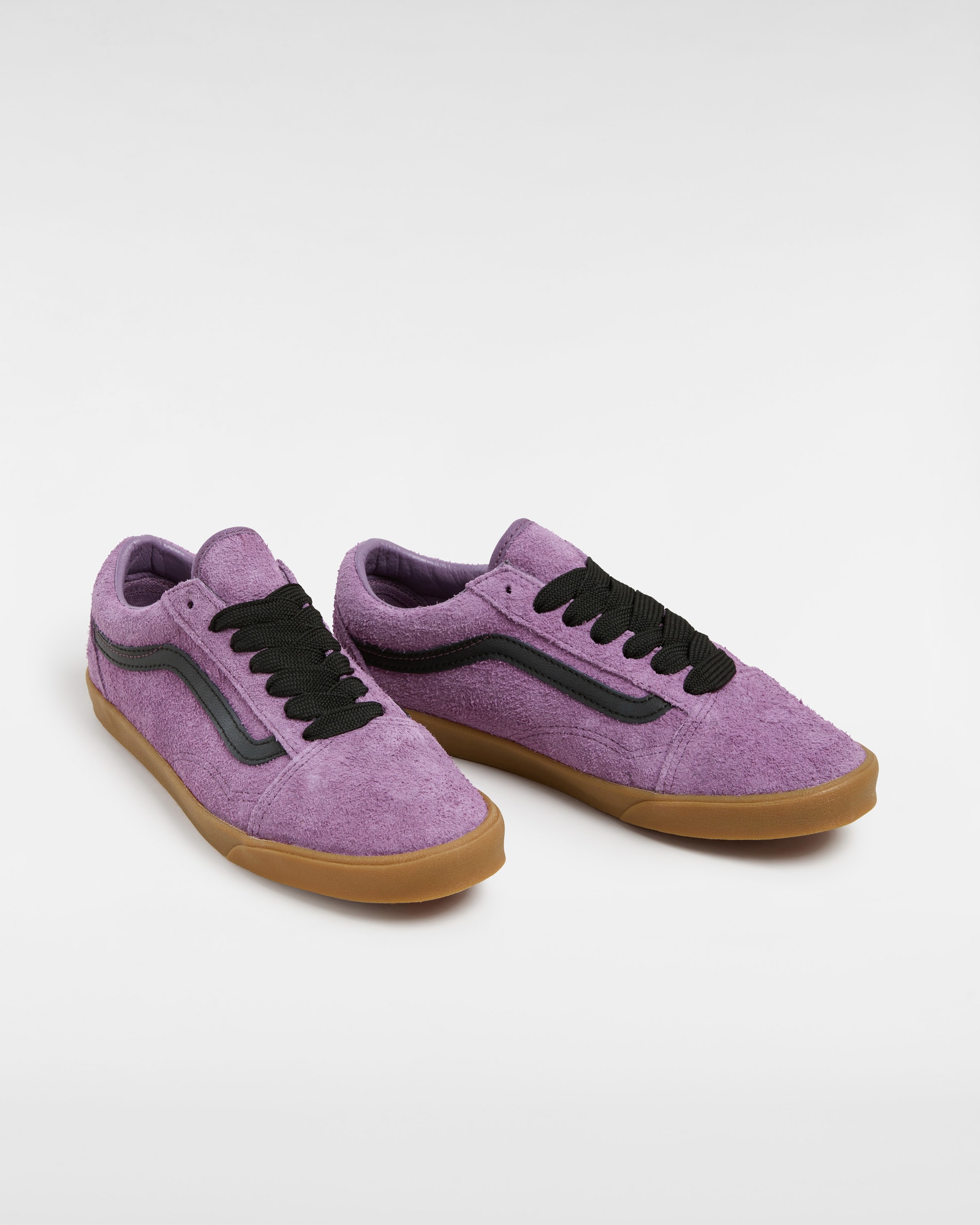 Chaussures Old Skool Lowpro Hairy Suede VANS Violet ALT1