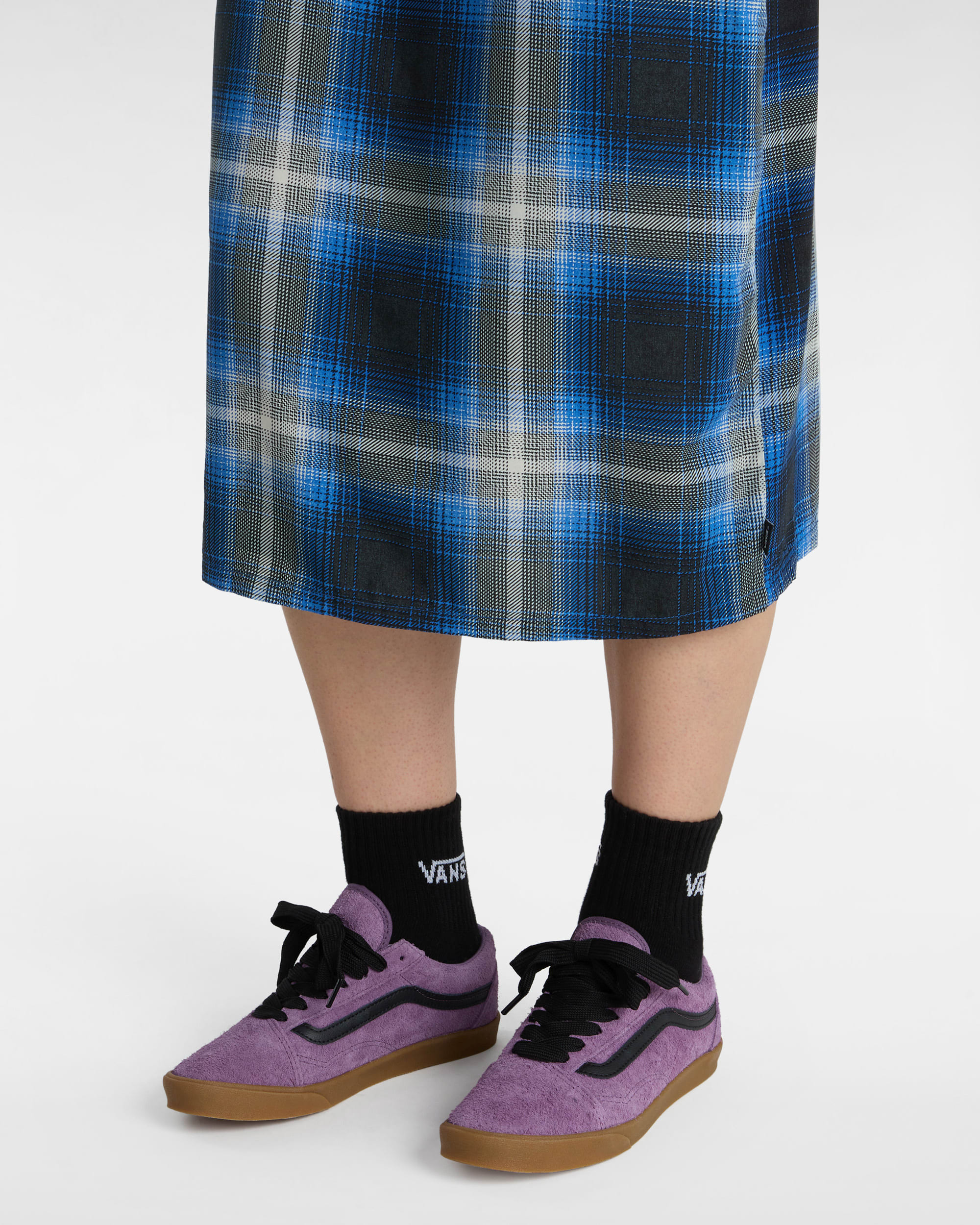 Chaussures Old Skool Lowpro Hairy Suede VANS Violet ALT4