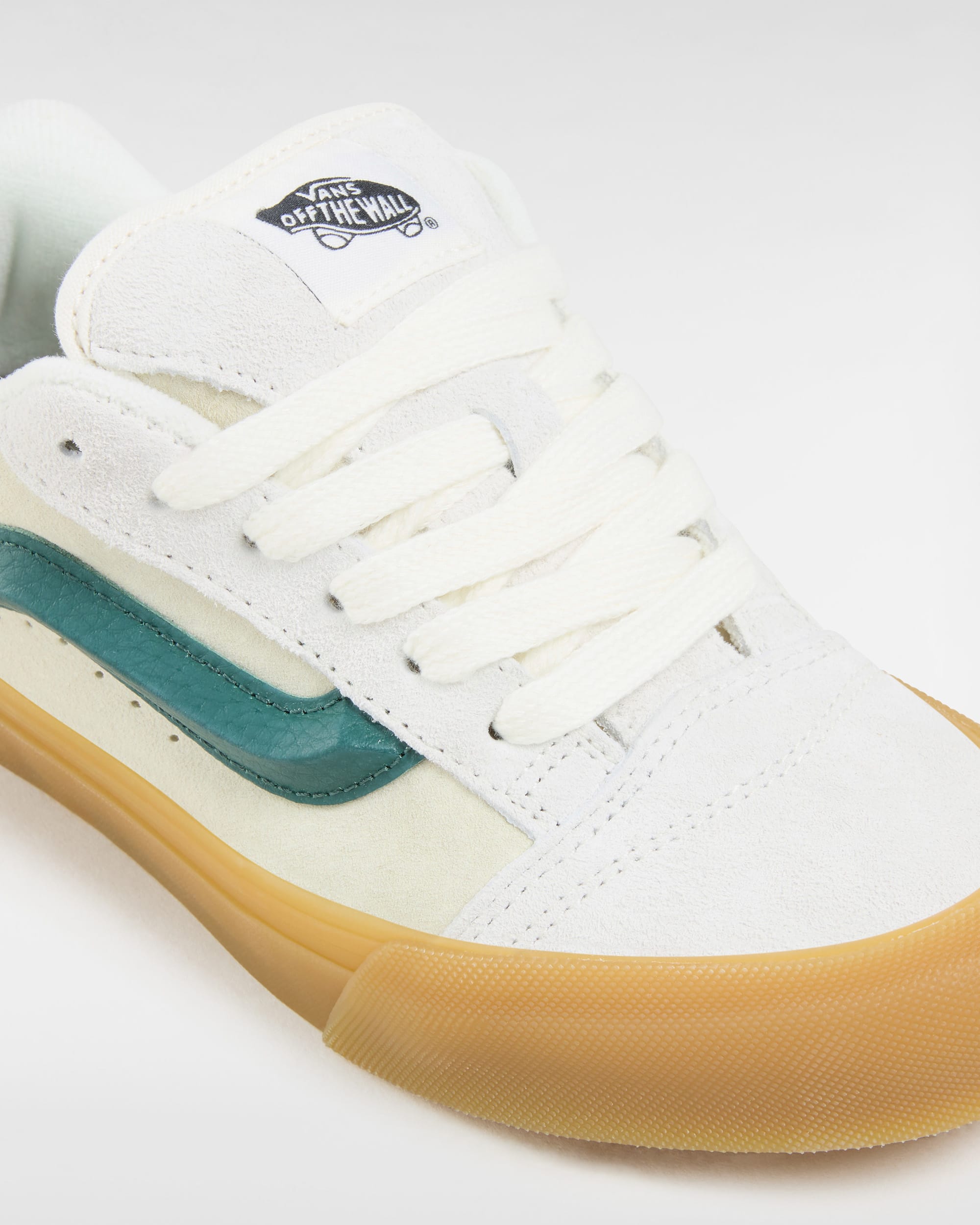 Knu Skool Shoes VANS GreenWhite ALT3