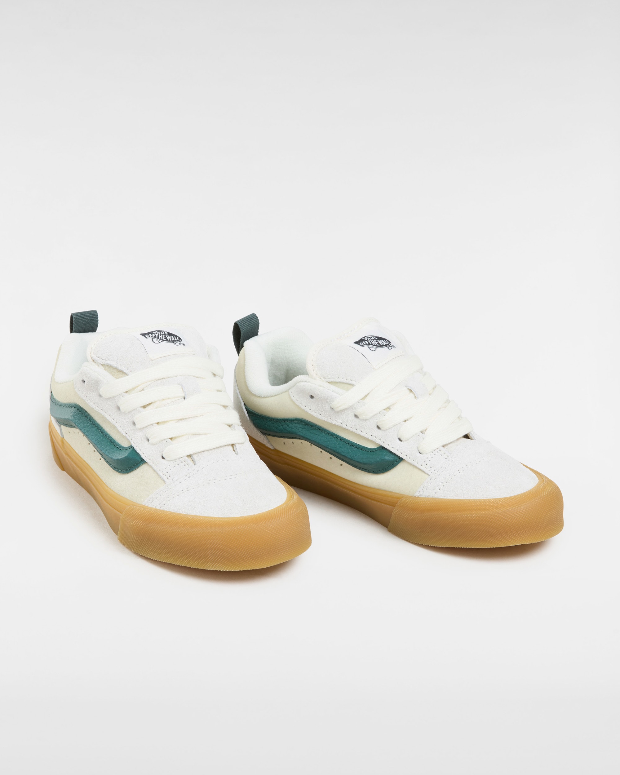 Knu Skool Shoes VANS GreenWhite ALT1