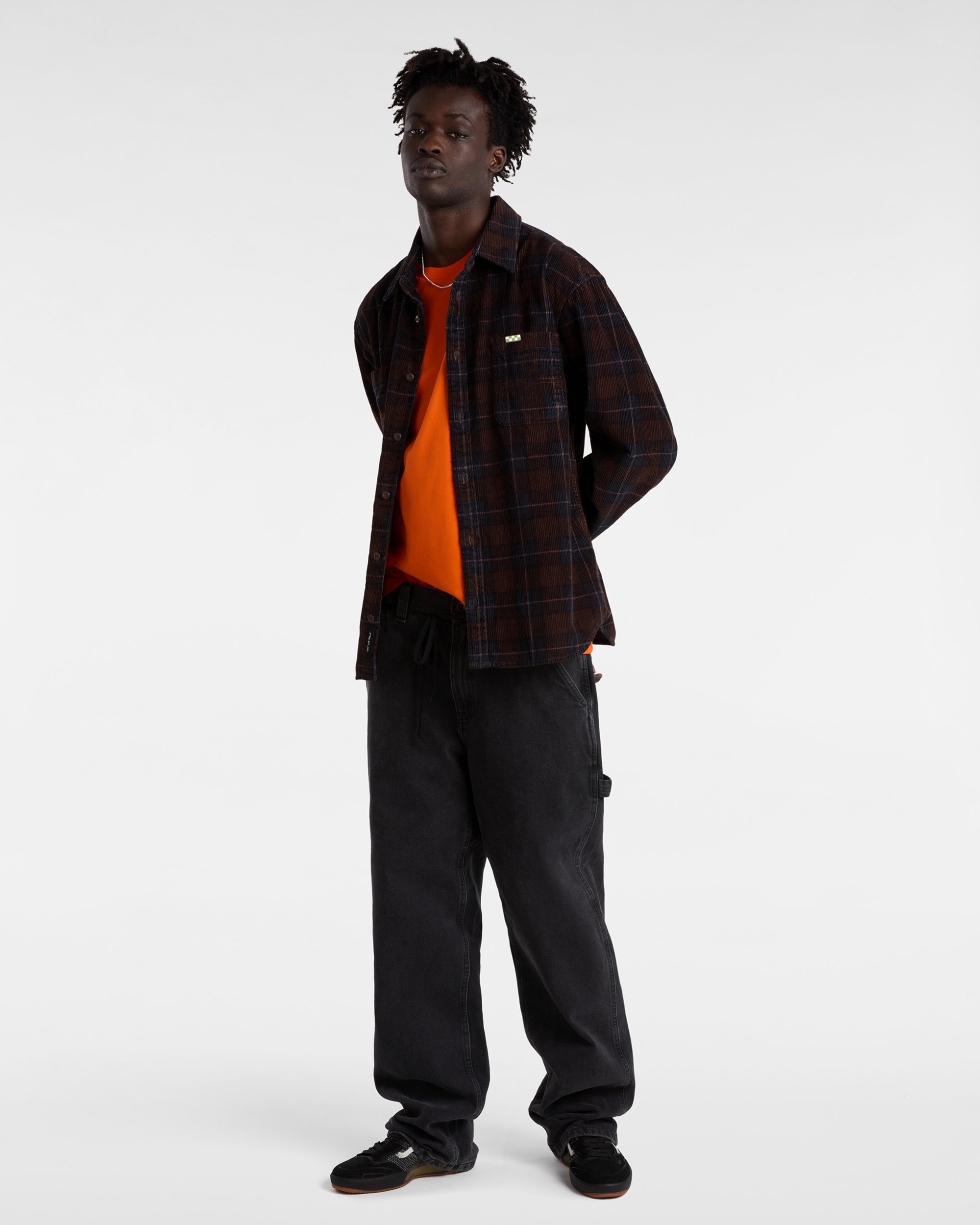 Chemise boutonne  manches longues Ave VANS Marron ALT1