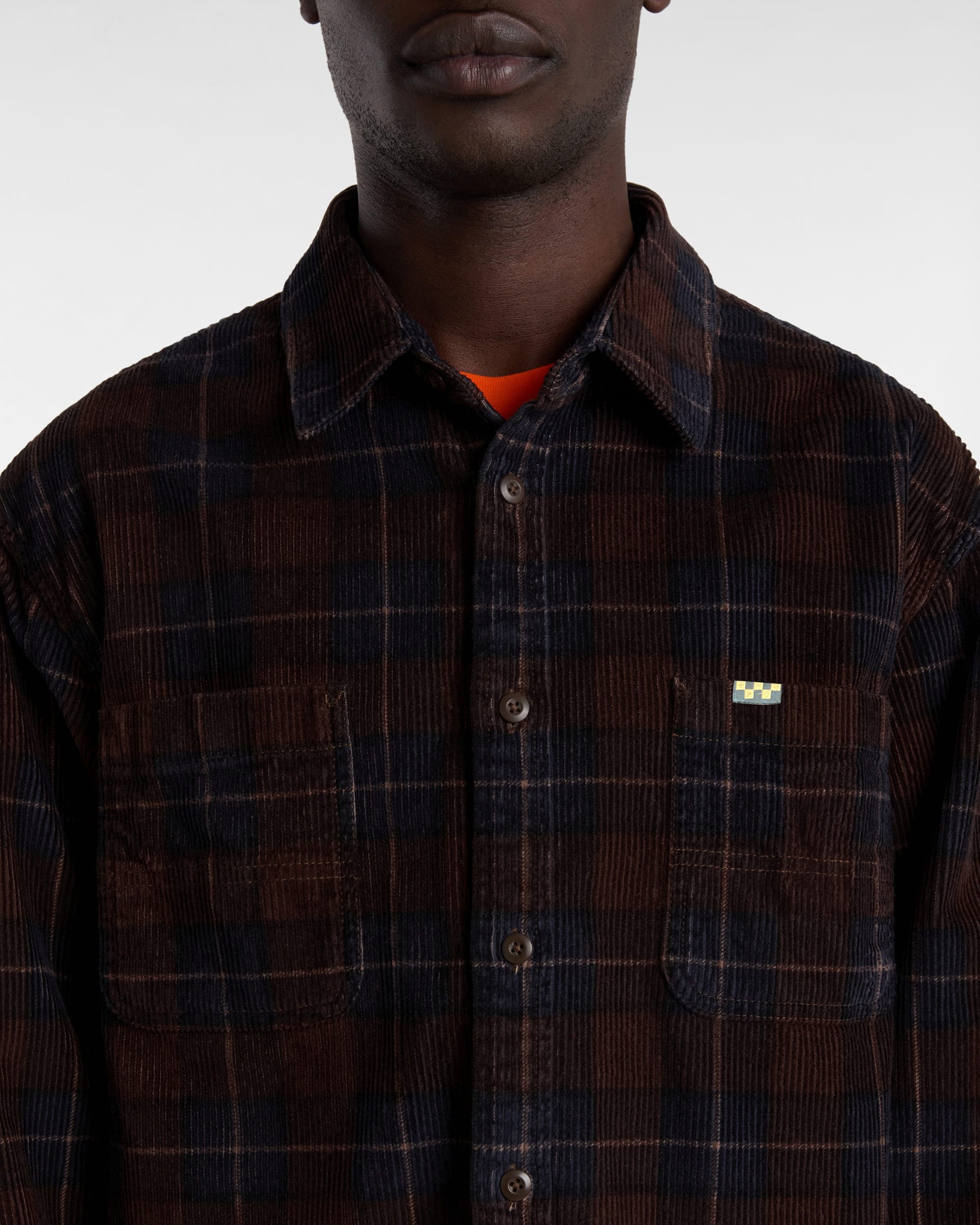 Chemise boutonne  manches longues Ave VANS Marron ALT4