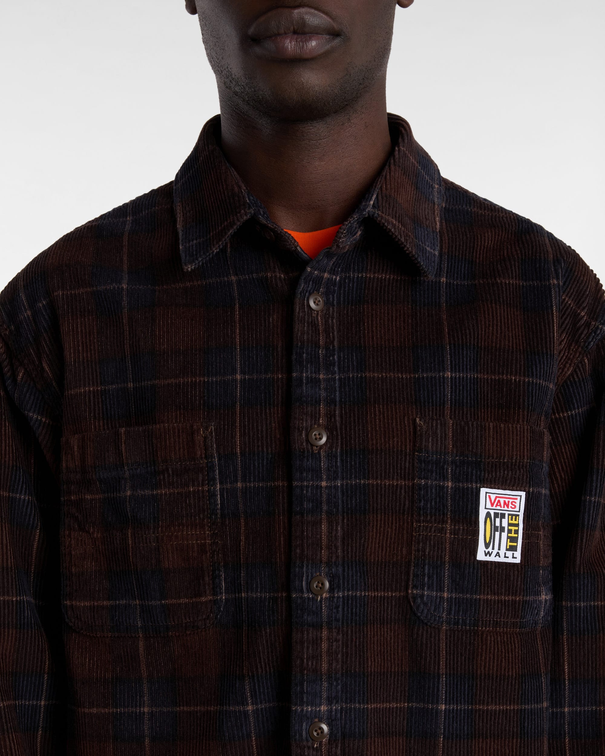 Chemise boutonne  manches longues Ave VANS Marron ALT6