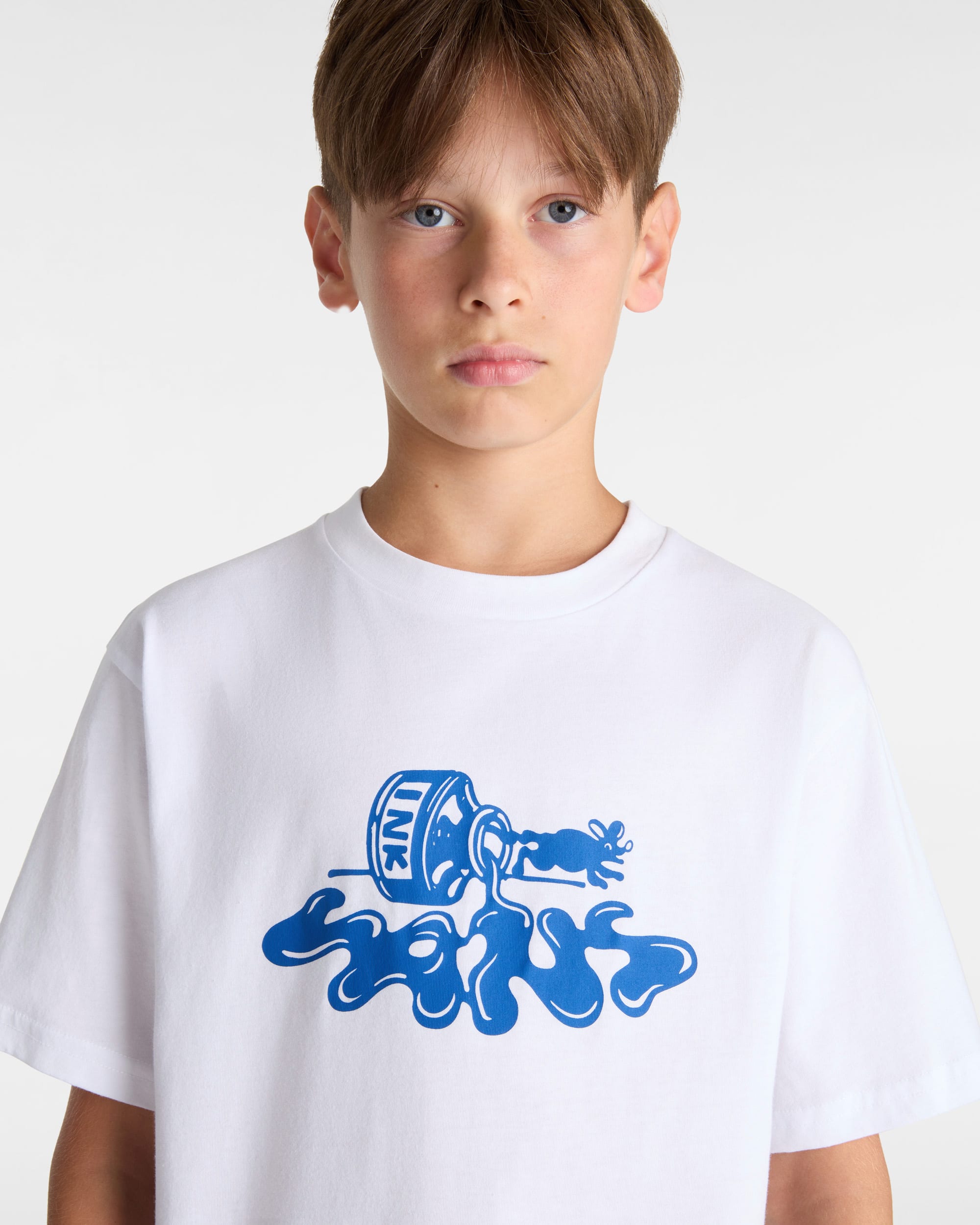 Tshirt Ink a Mouse Enfant 814 ans VANS Blanc ALT5