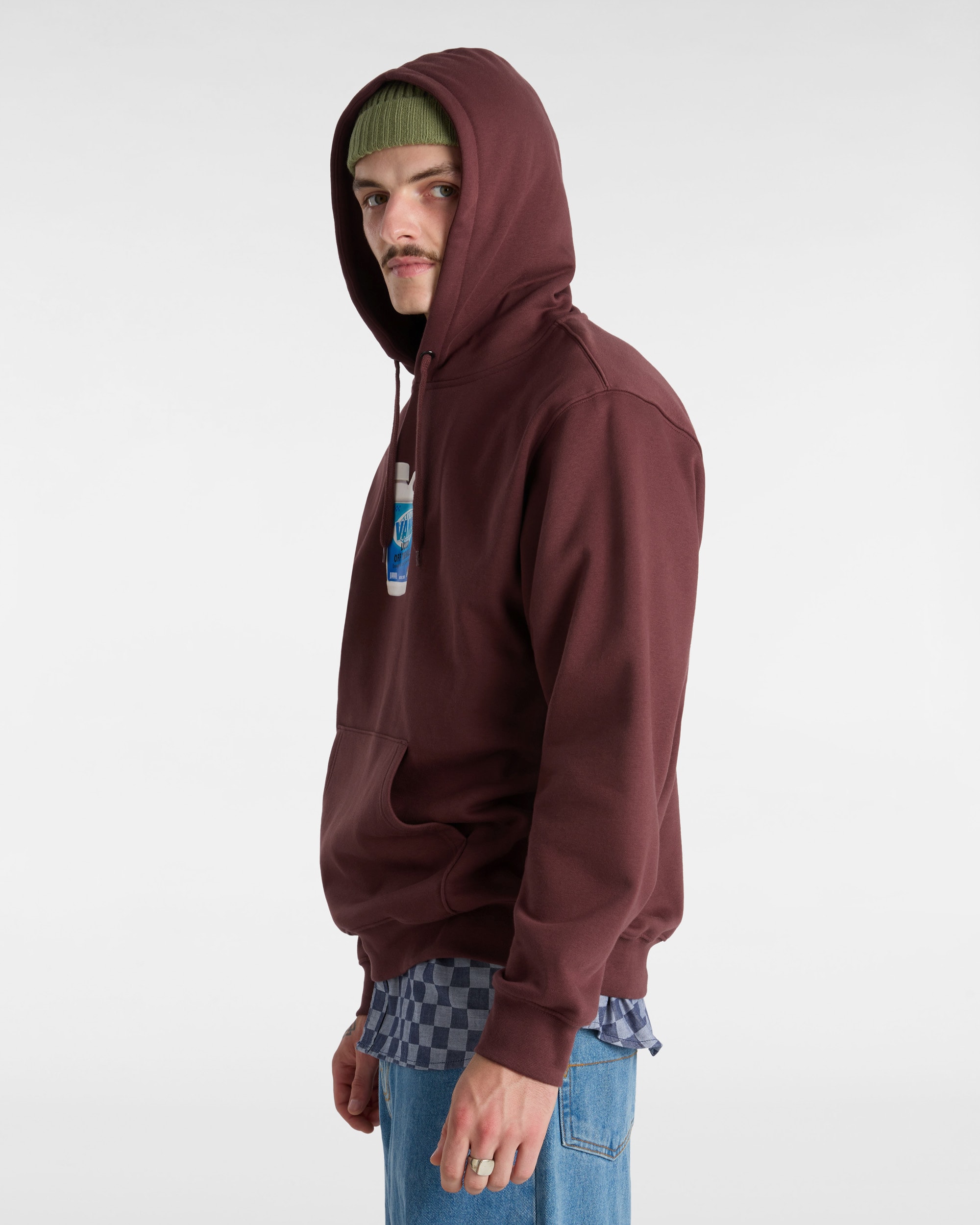 Extra Strength Loose Pullover Hoodie VANS Brown ALT4