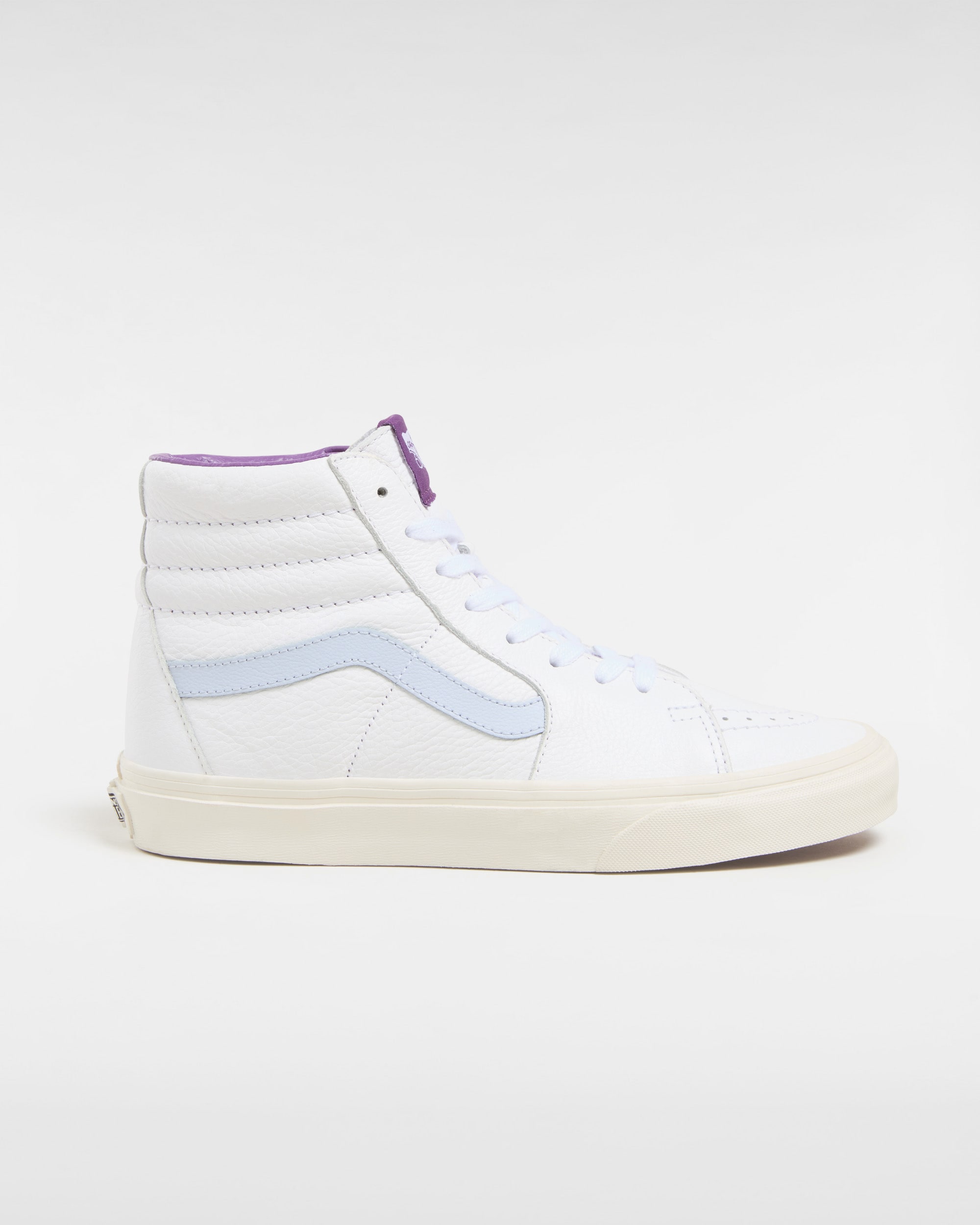 Chaussures en cuir premium Sk8Hi VANS BlancBleu HERO
