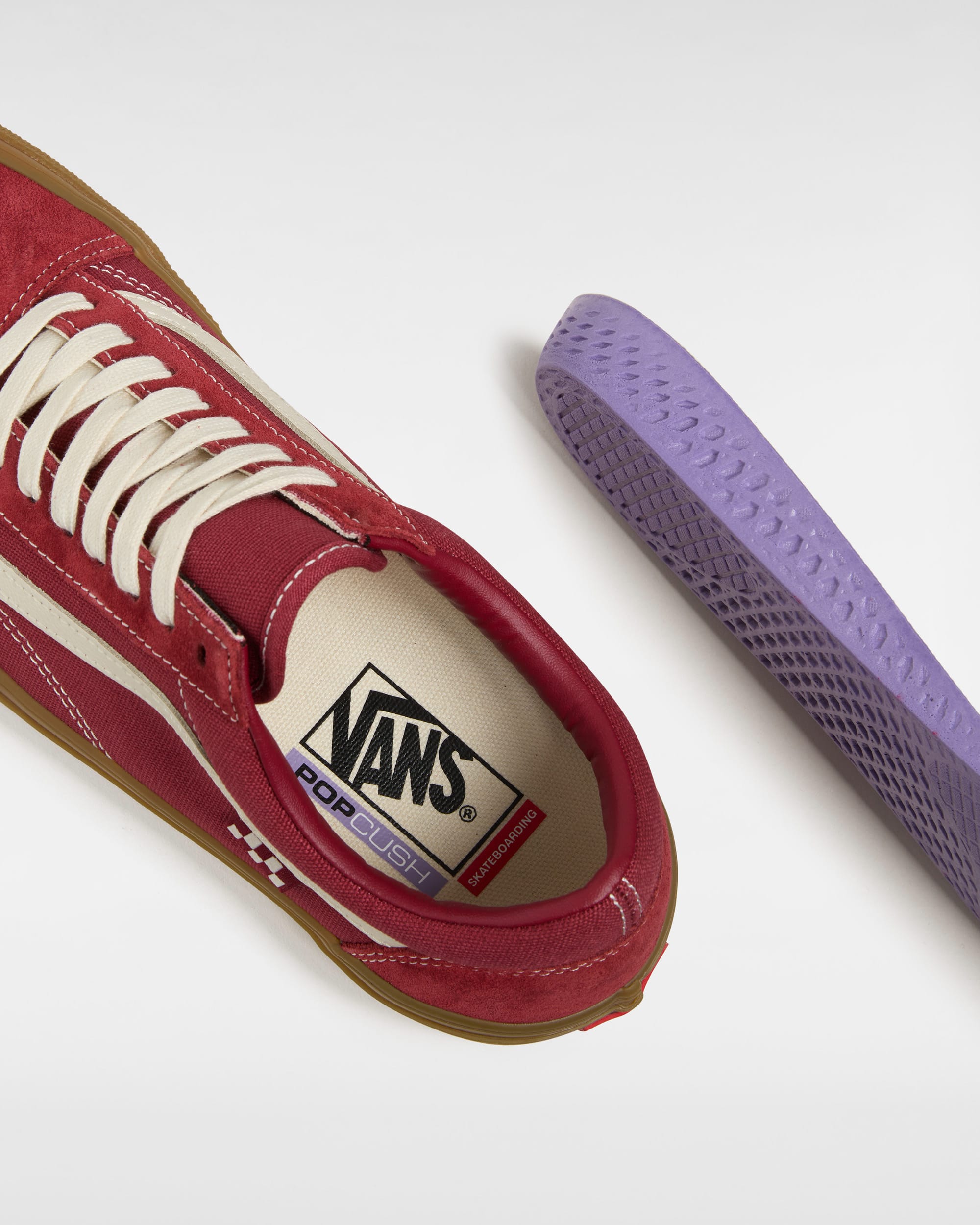 Chaussures Skate Old Skool VANS Rouge ALT6