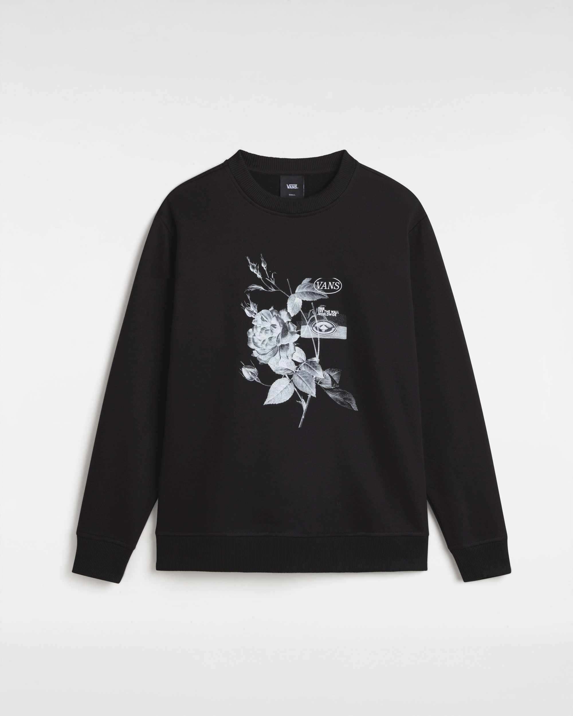 Sweat Damask Crew VANS Noir HERO