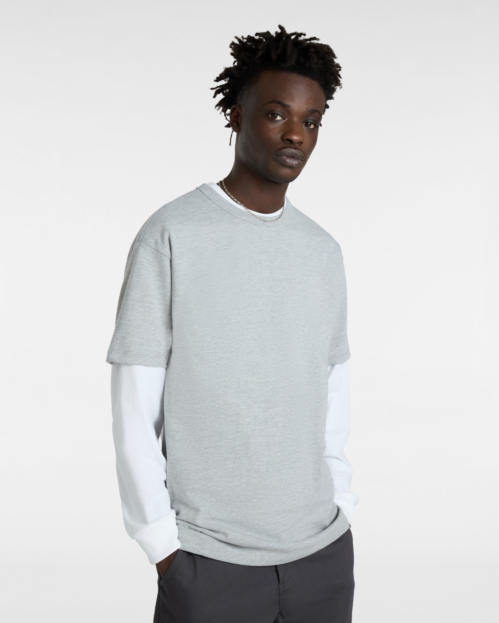 Off The Wall II TShirt VANS Grey ALT2