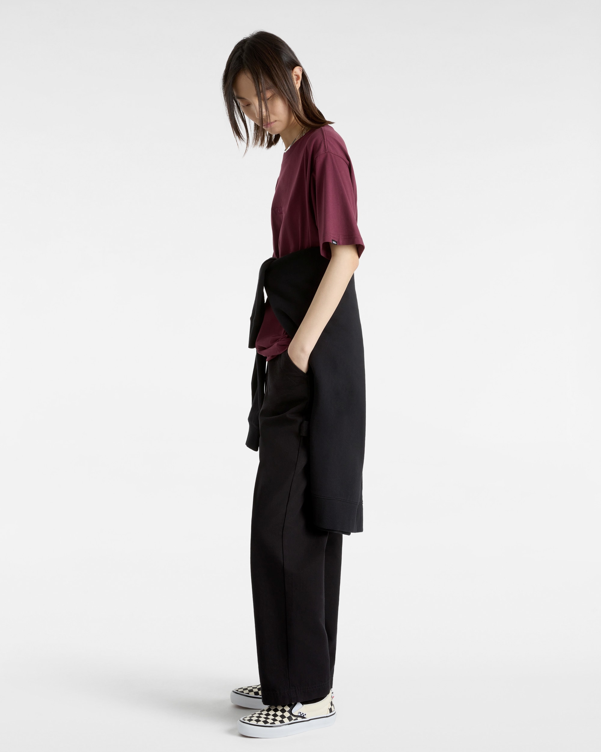 Essential Loose TShirt VANS Bordeaux ALT3