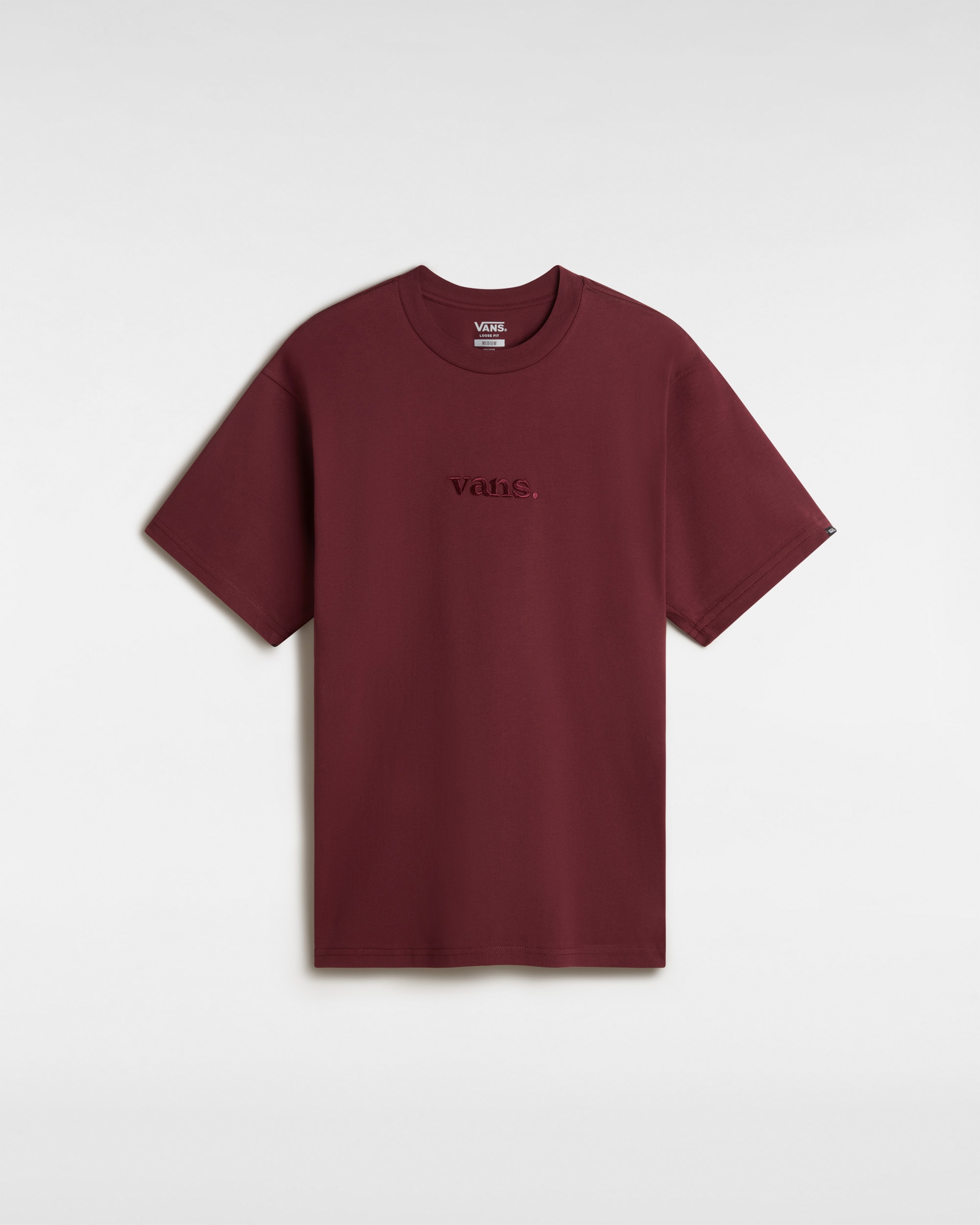 Essential Loose TShirt VANS Bordeaux HERO