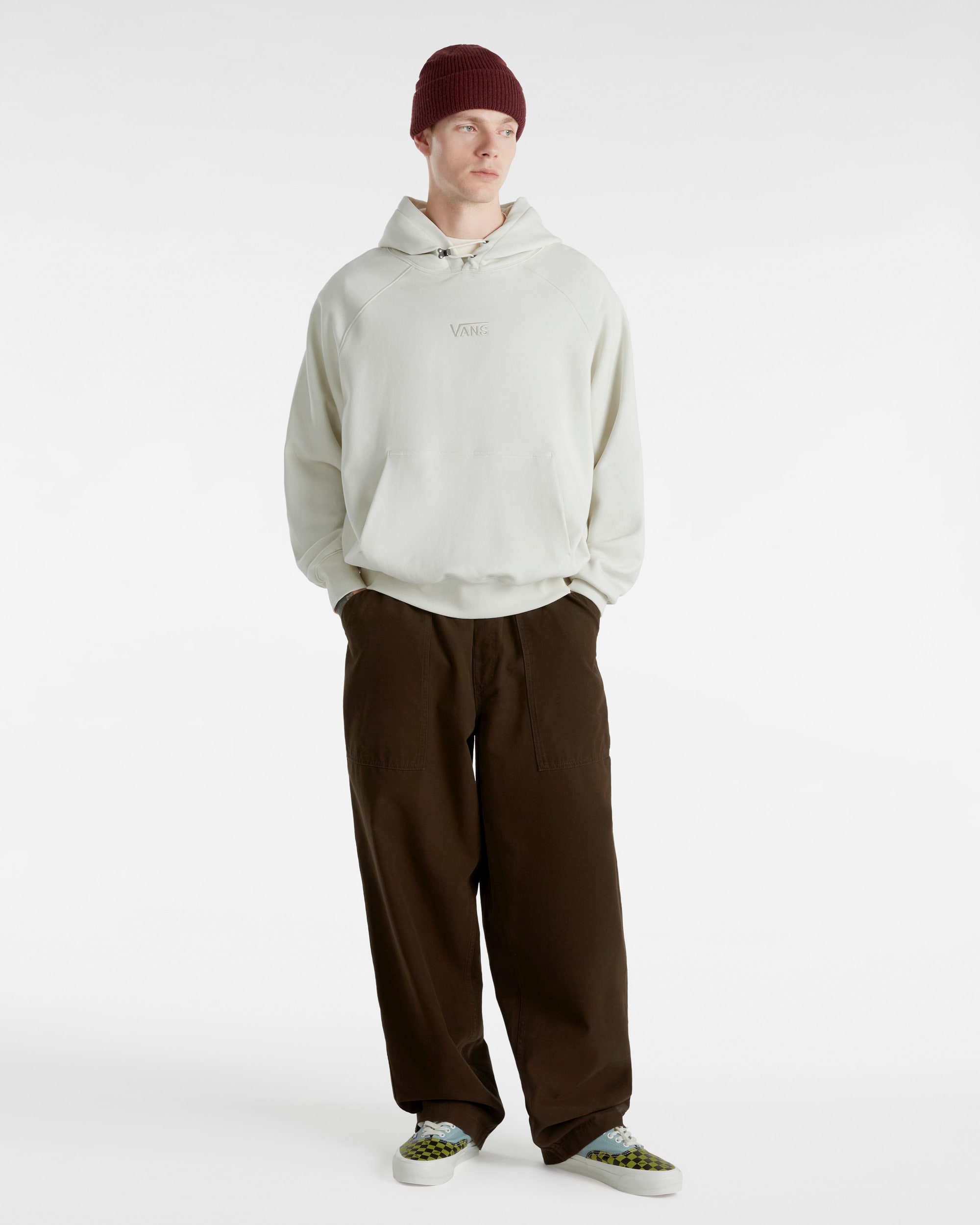 Sweat  capuche Premium VANS Beige ALT5