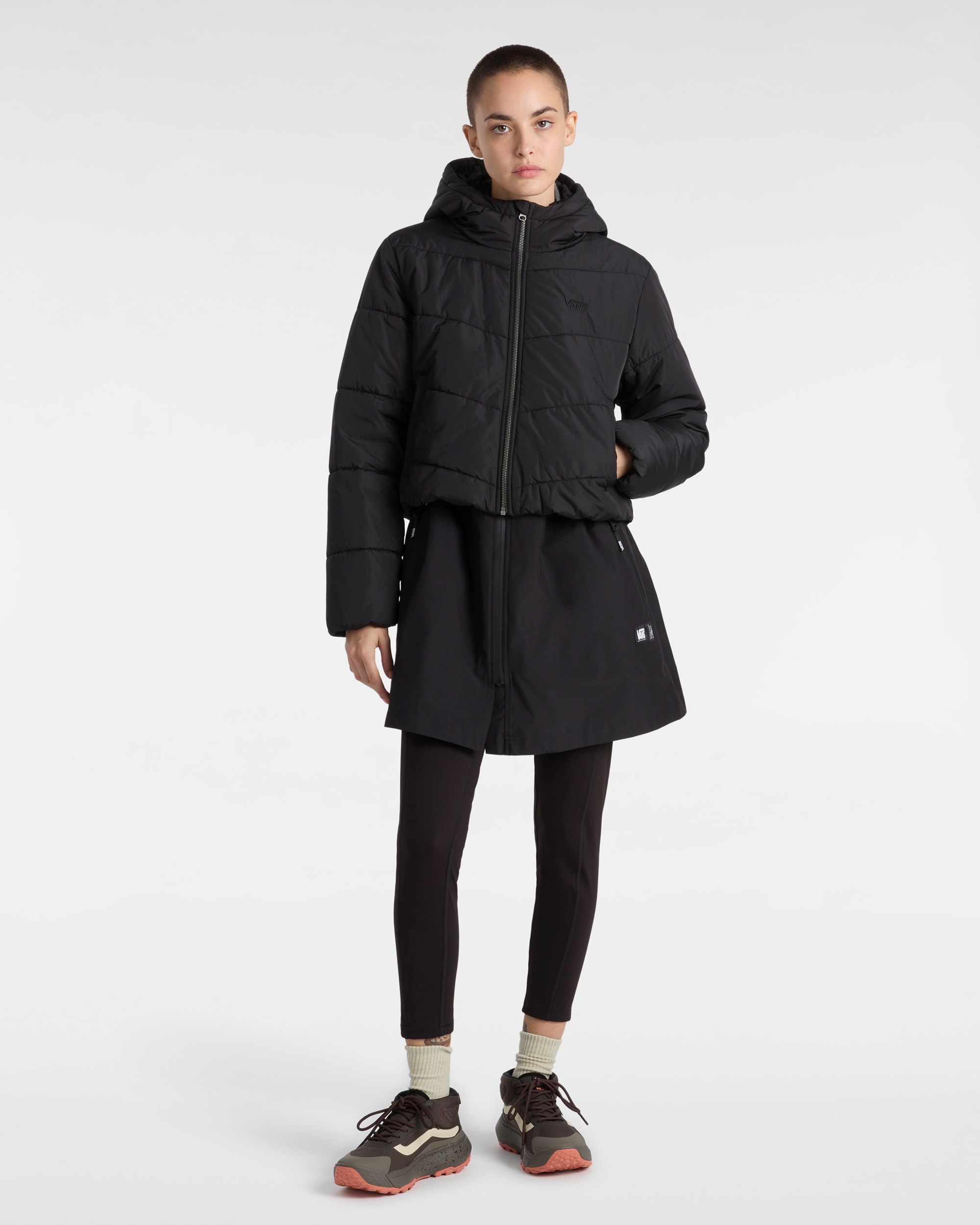 Doudoune courte  capuche MTE Foundry VANS Noir ALT5