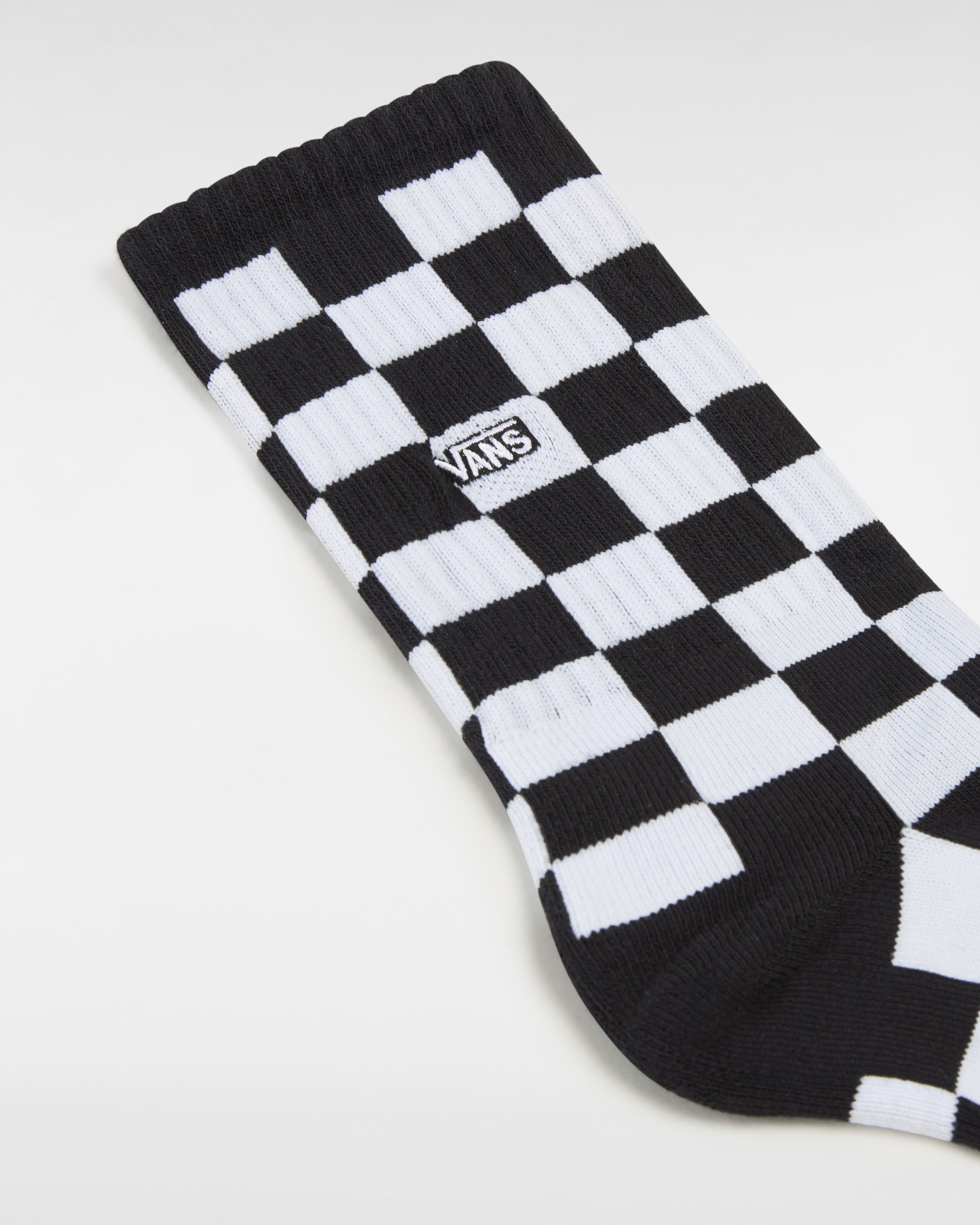 Kids Vans Check Crew Socks 1 Pair VANS Black ALT2