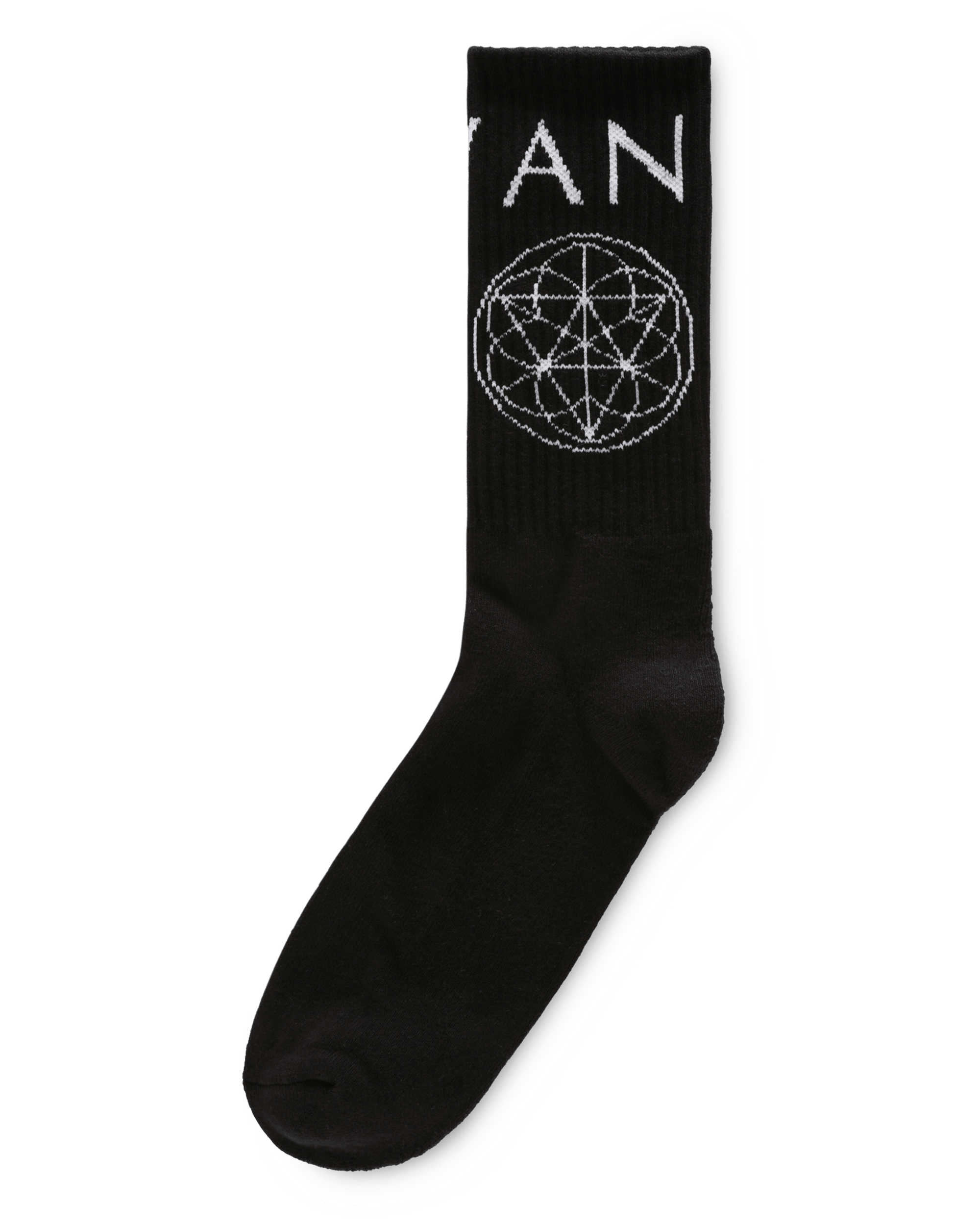 Perris  Dennis Crew Socks 1 Pair VANS Black HERO