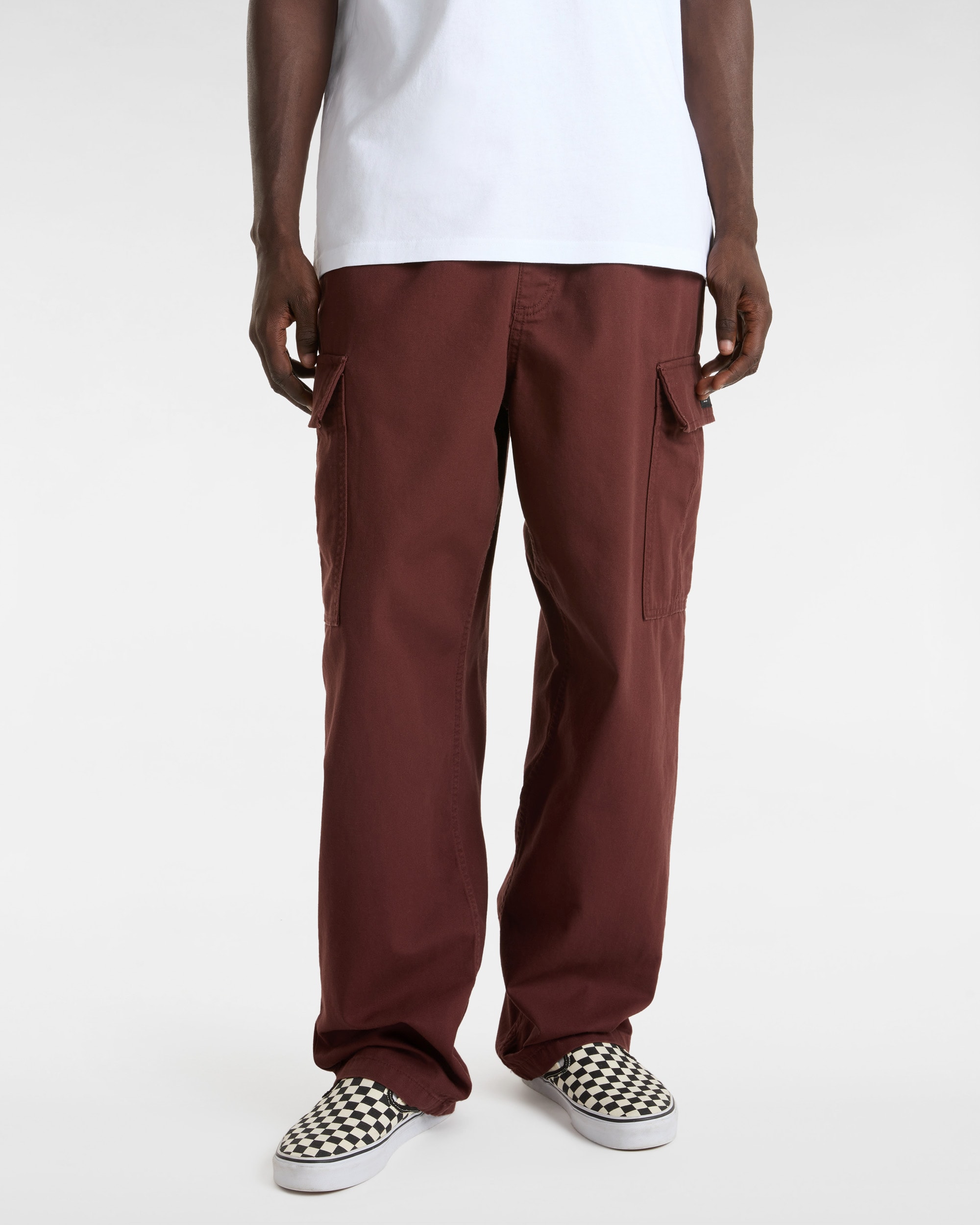 Pantalon cargo Range fusel dcontract  taille lastique VANS Bordeaux ALT2