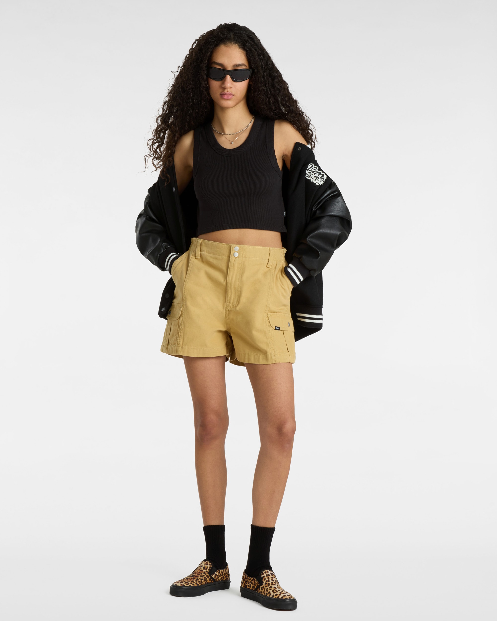 Drew Rib Tank Top VANS Black ALT5