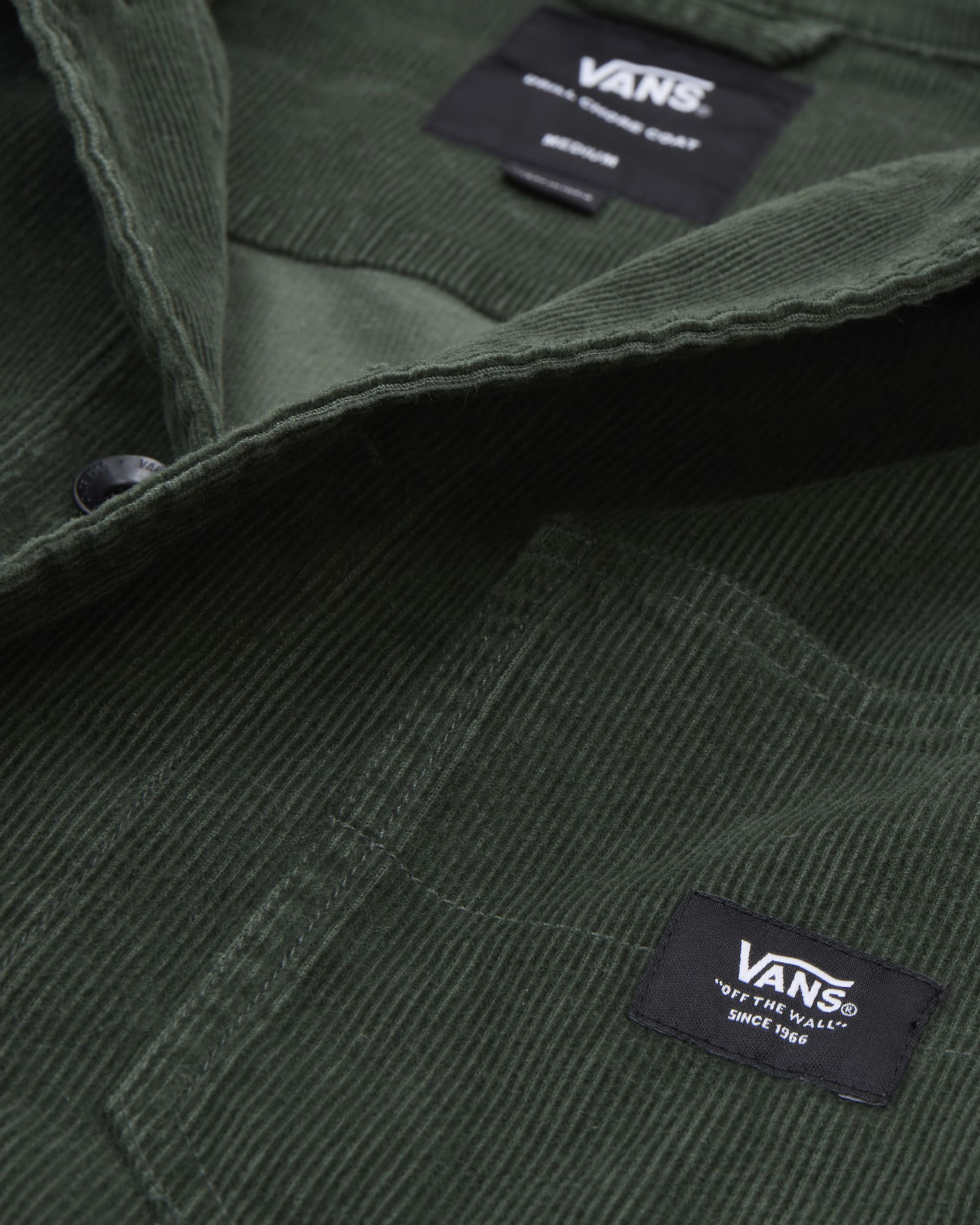 Drill Chore Corduroy Coat VANS Green ALT6