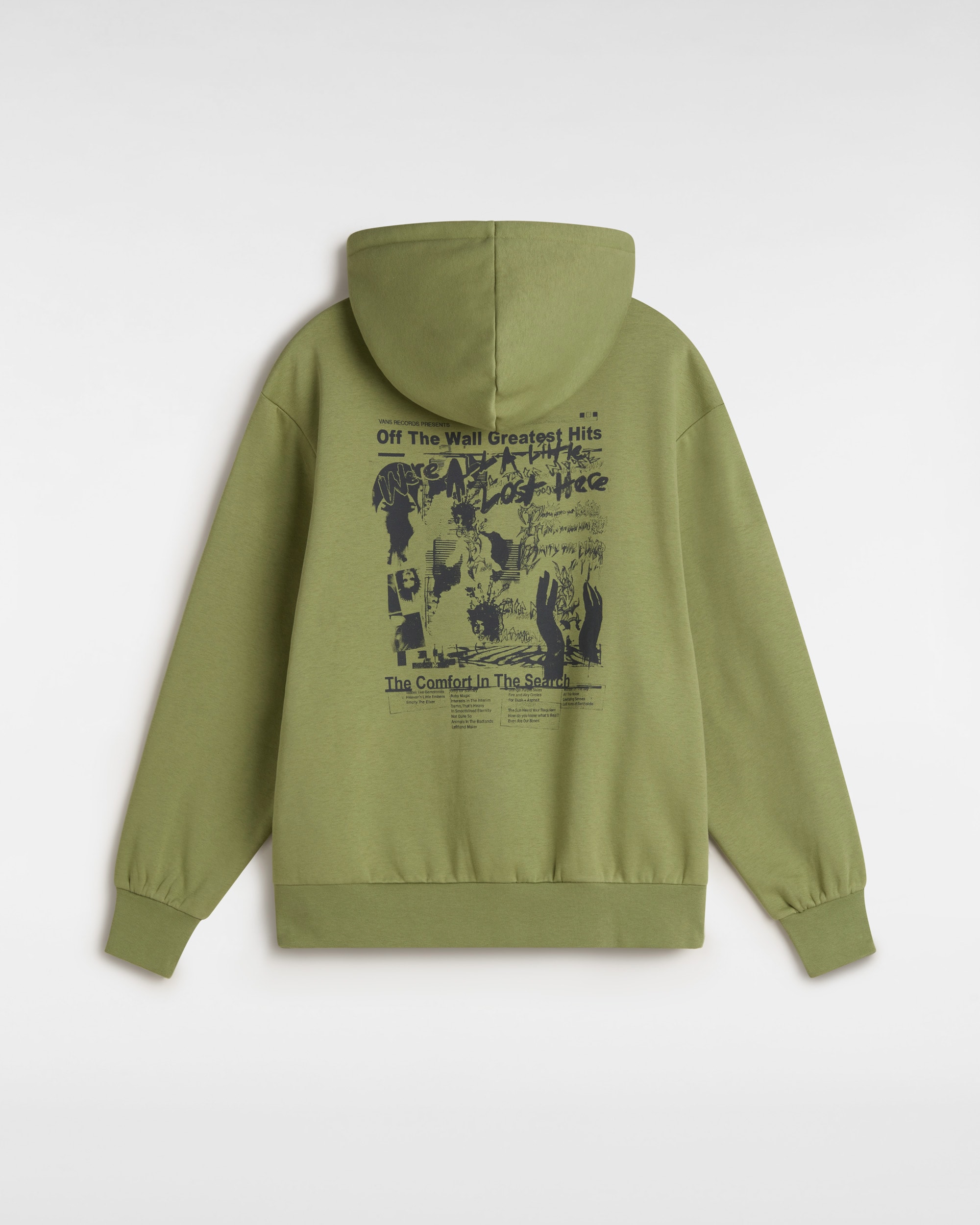 Sweat  capuche Firemade Bloussant VANS Vert ALT1