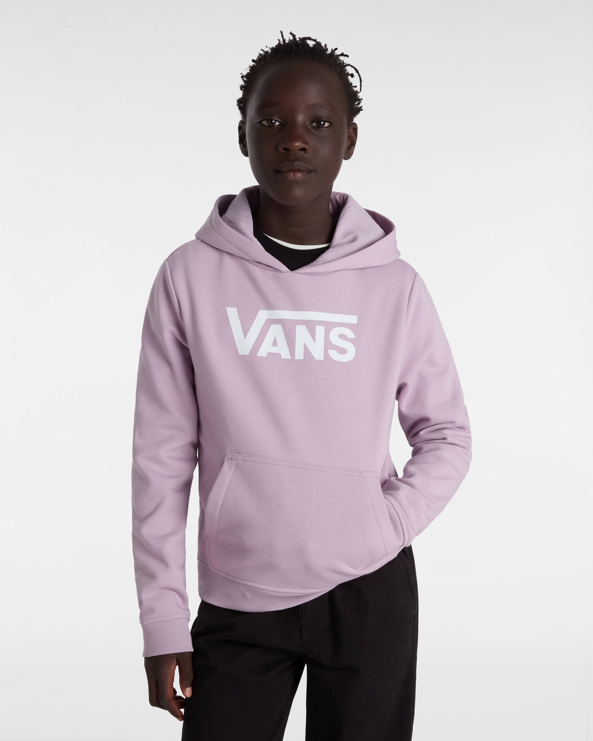 Girls Flying V Pullover Hoodie 814 Years VANS Lilac ALT2