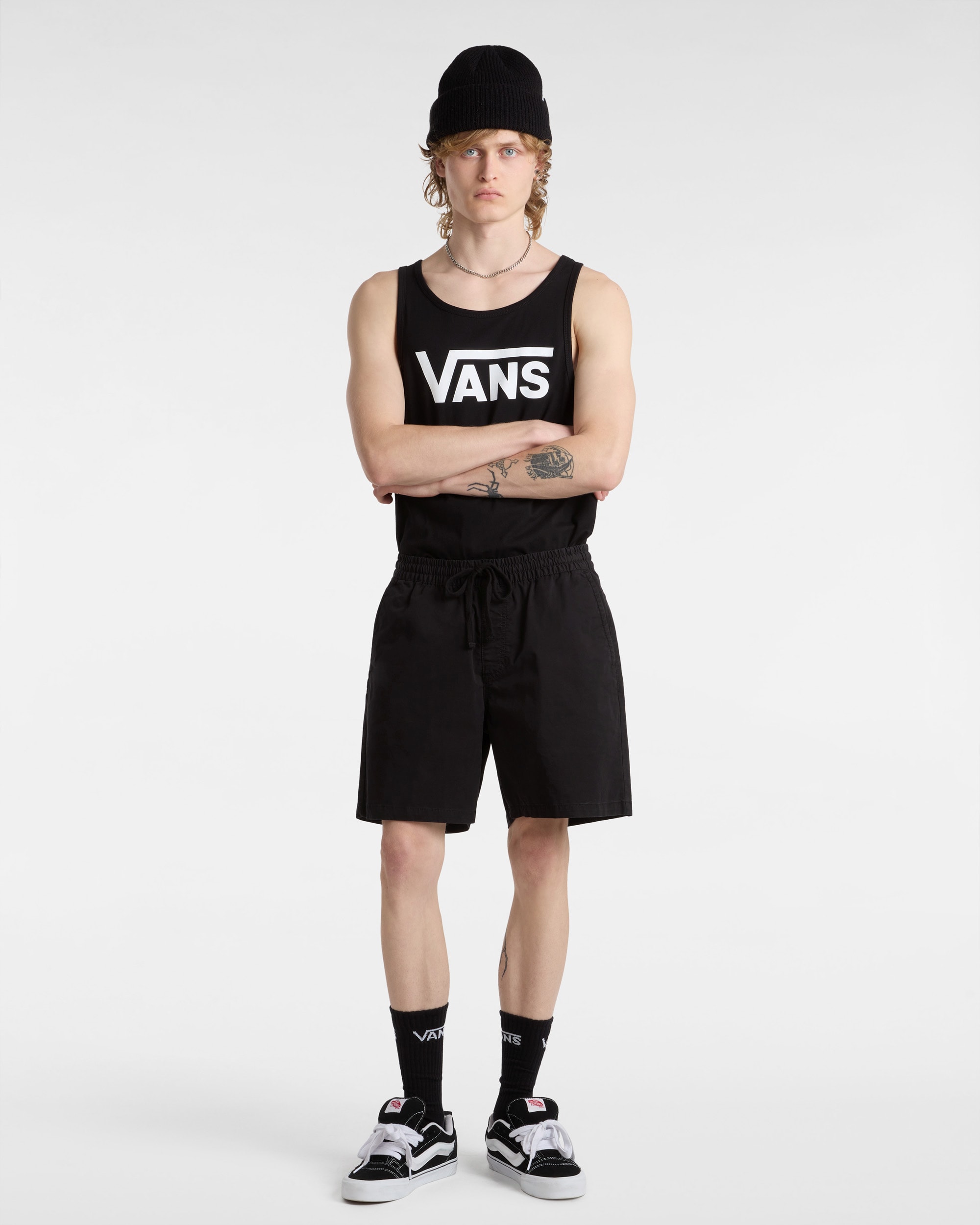 Range Relaxed Elastic Shorts VANS Schwarz ALT5