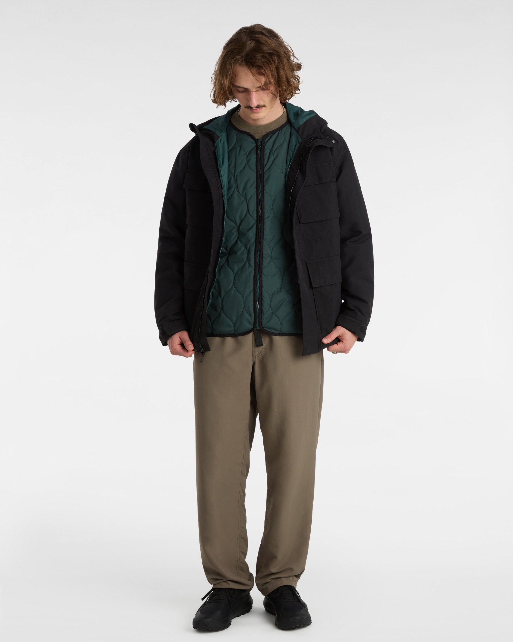 Veste utilitaire MTE Ward 31 VANS NoirVert ALT5