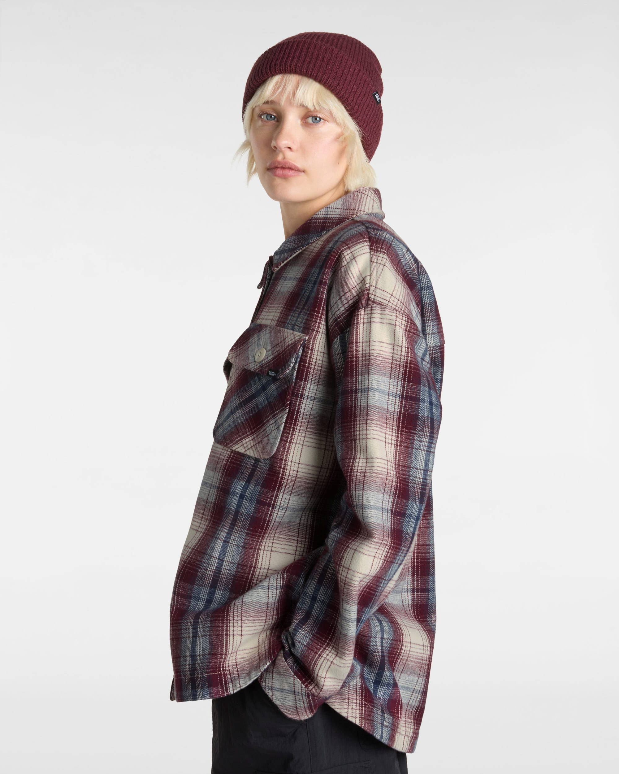 Surchemise Eliza Woven VANS Bordeaux ALT4