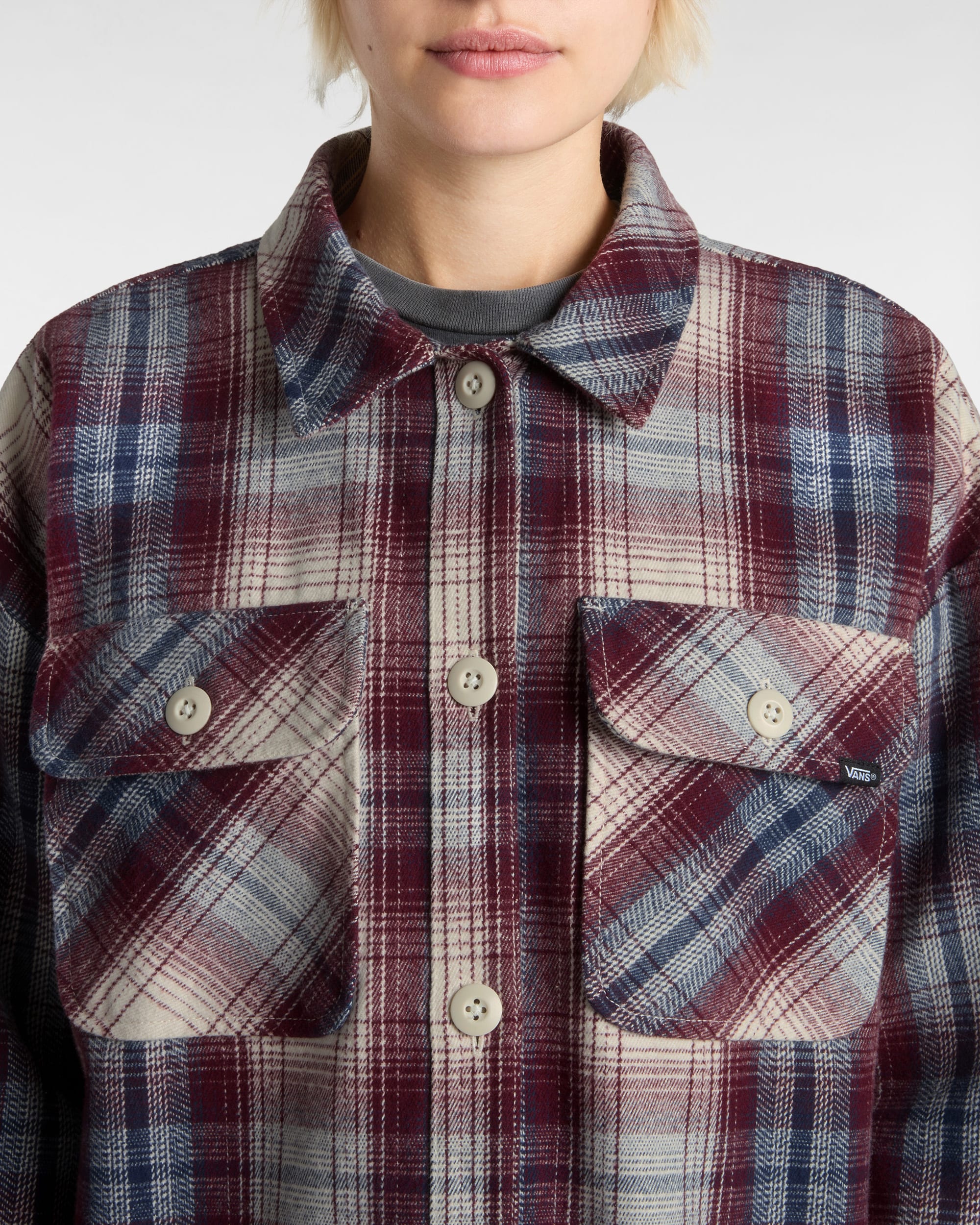 Surchemise Eliza Woven VANS Bordeaux ALT6