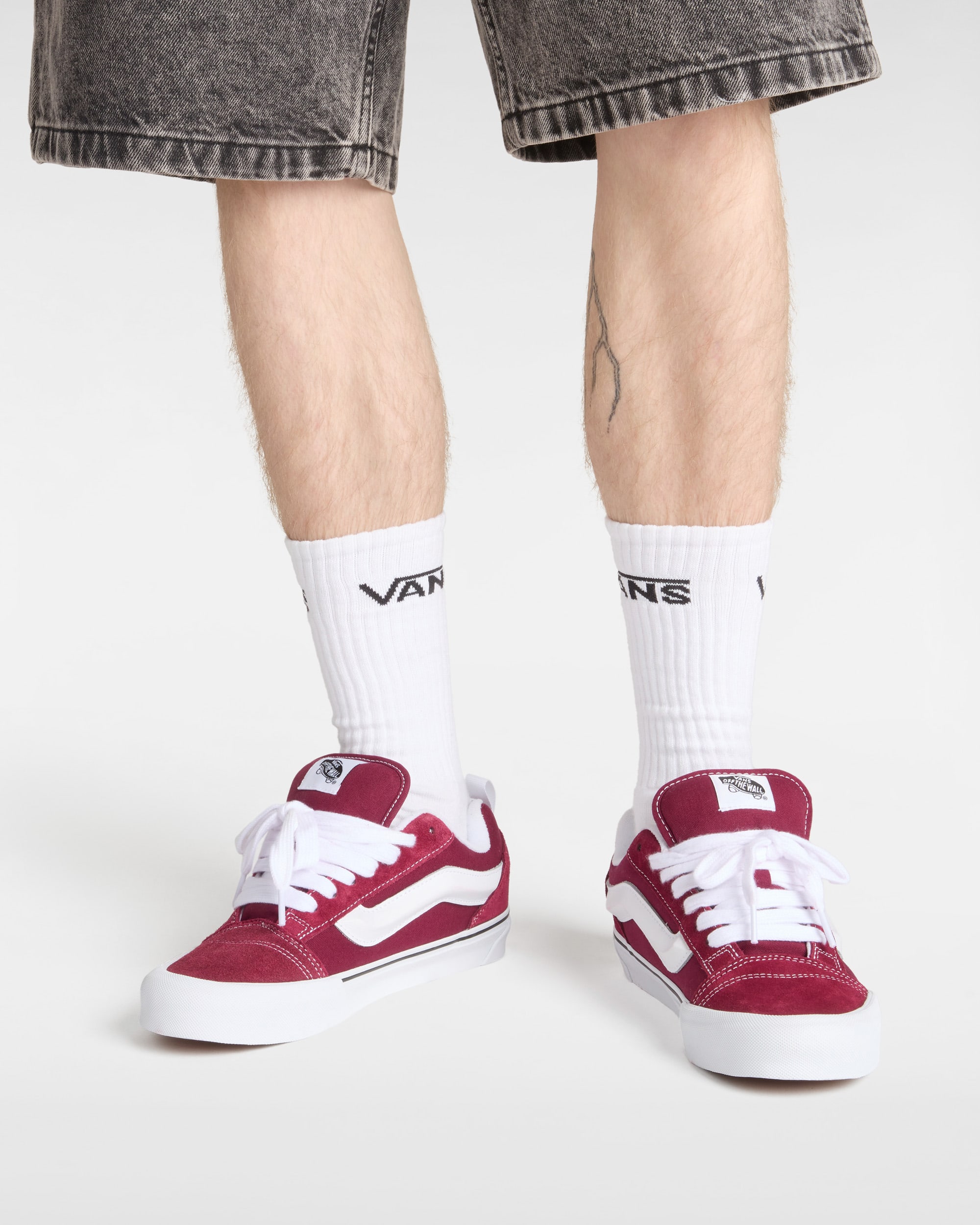 Chaussures Knu Skool VANS Bordeaux ALT4