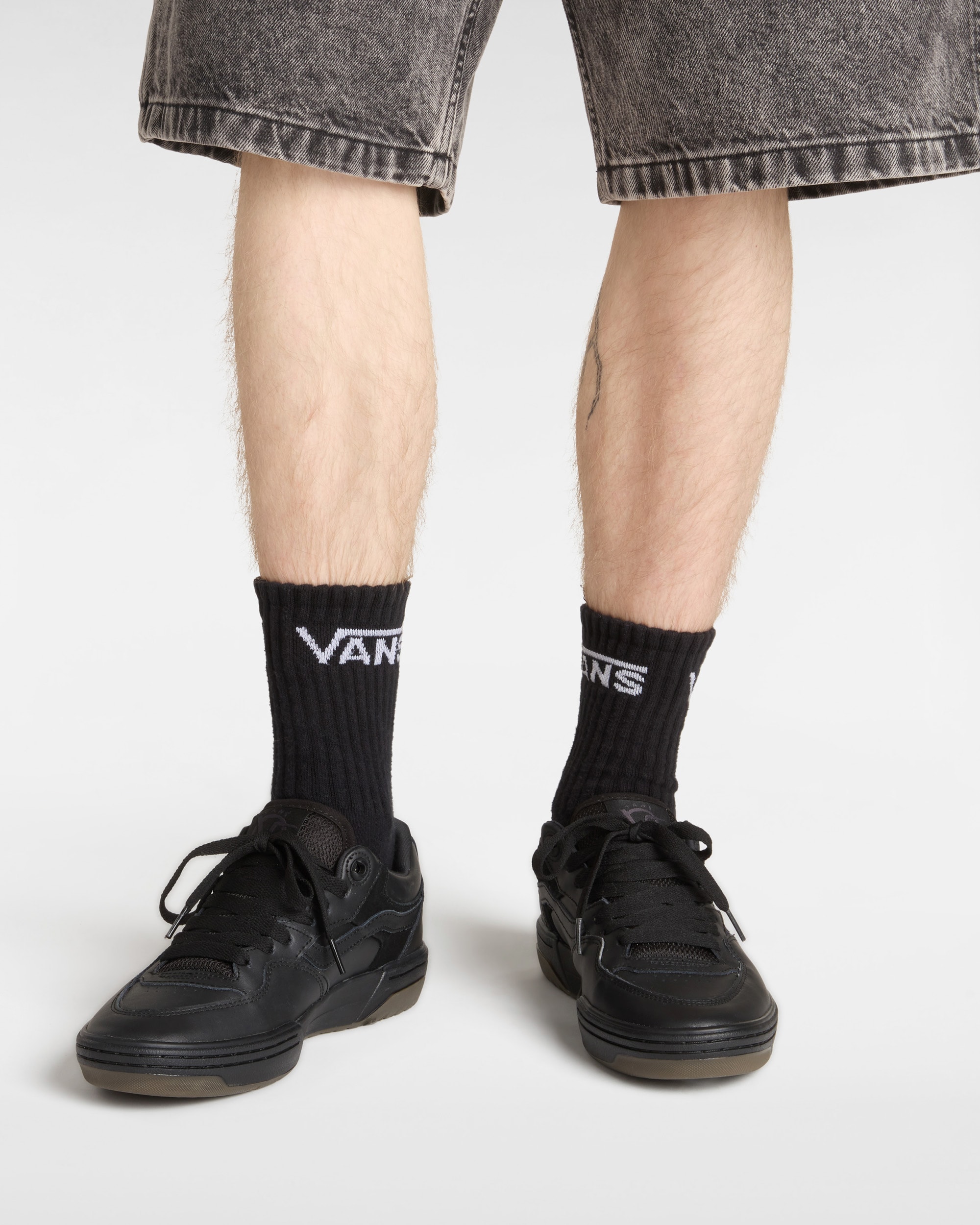 Chaussures en cuir Skate Rowan 20 VANS Noir ALT4