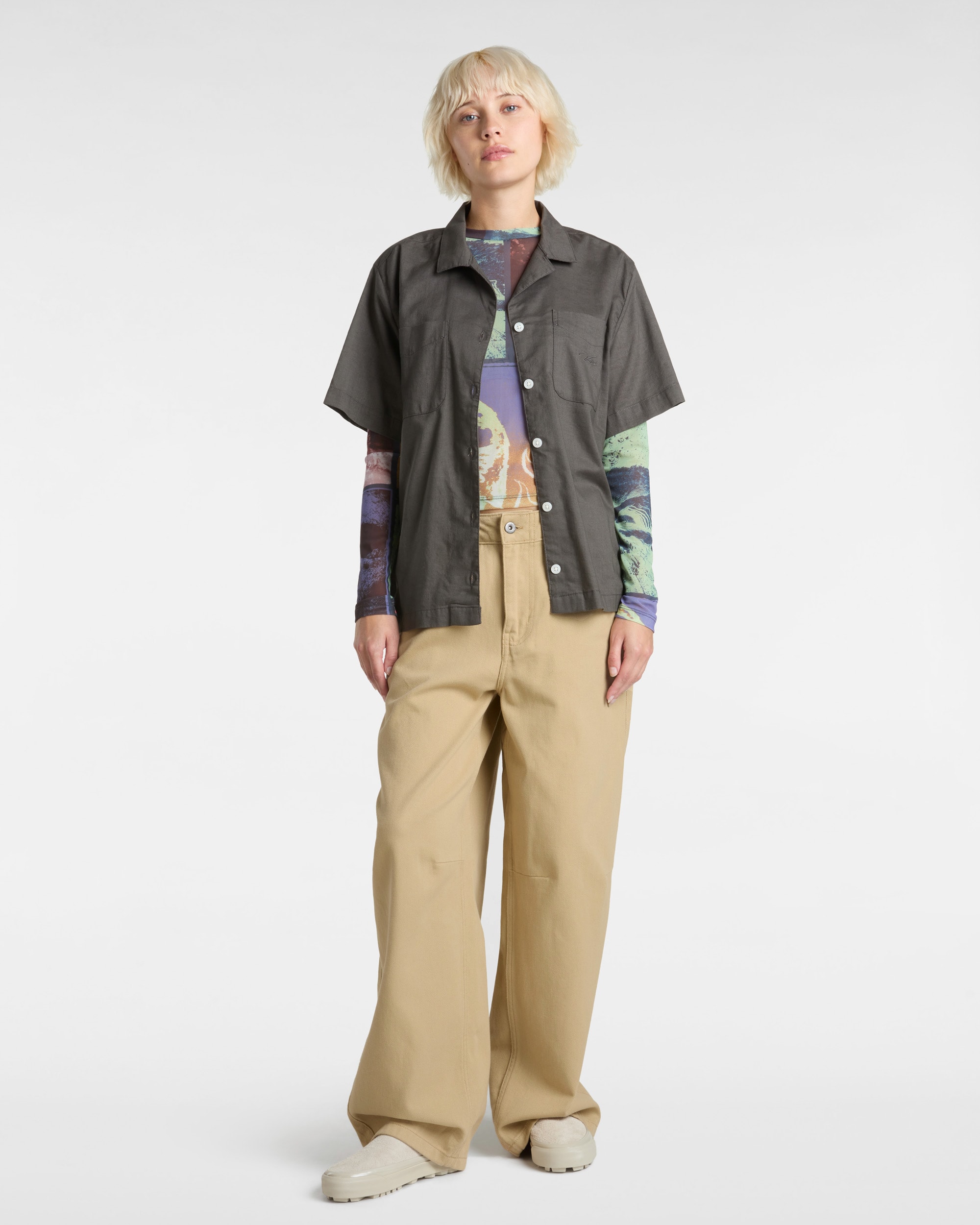 Pantalon Curbside VANS Beige ALT5