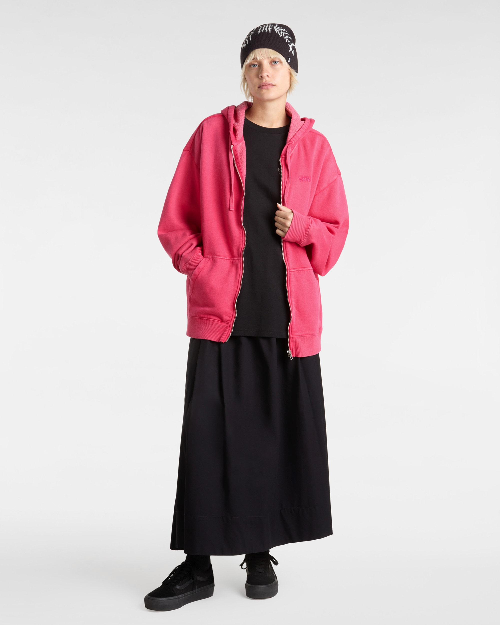 Sweat  capuche zipp Everyday VANS Rose ALT5