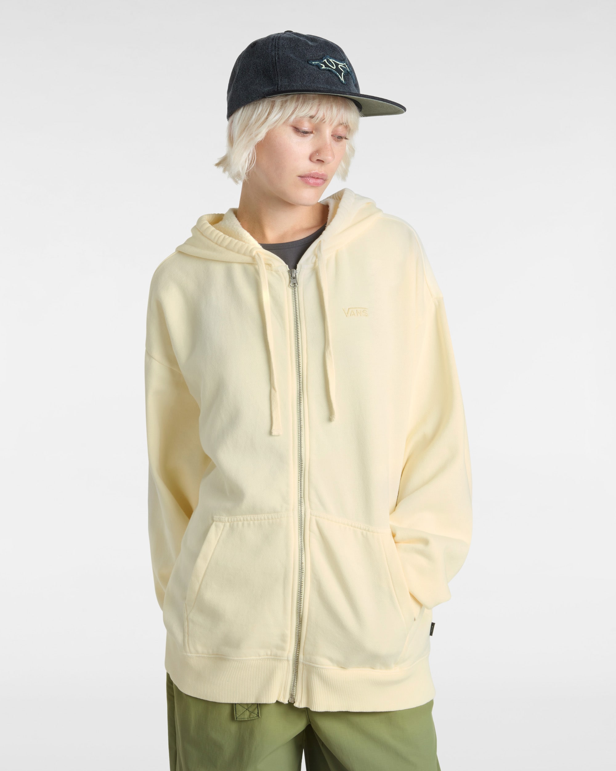 Sweat  capuche zipp Everyday VANS Beige ALT2