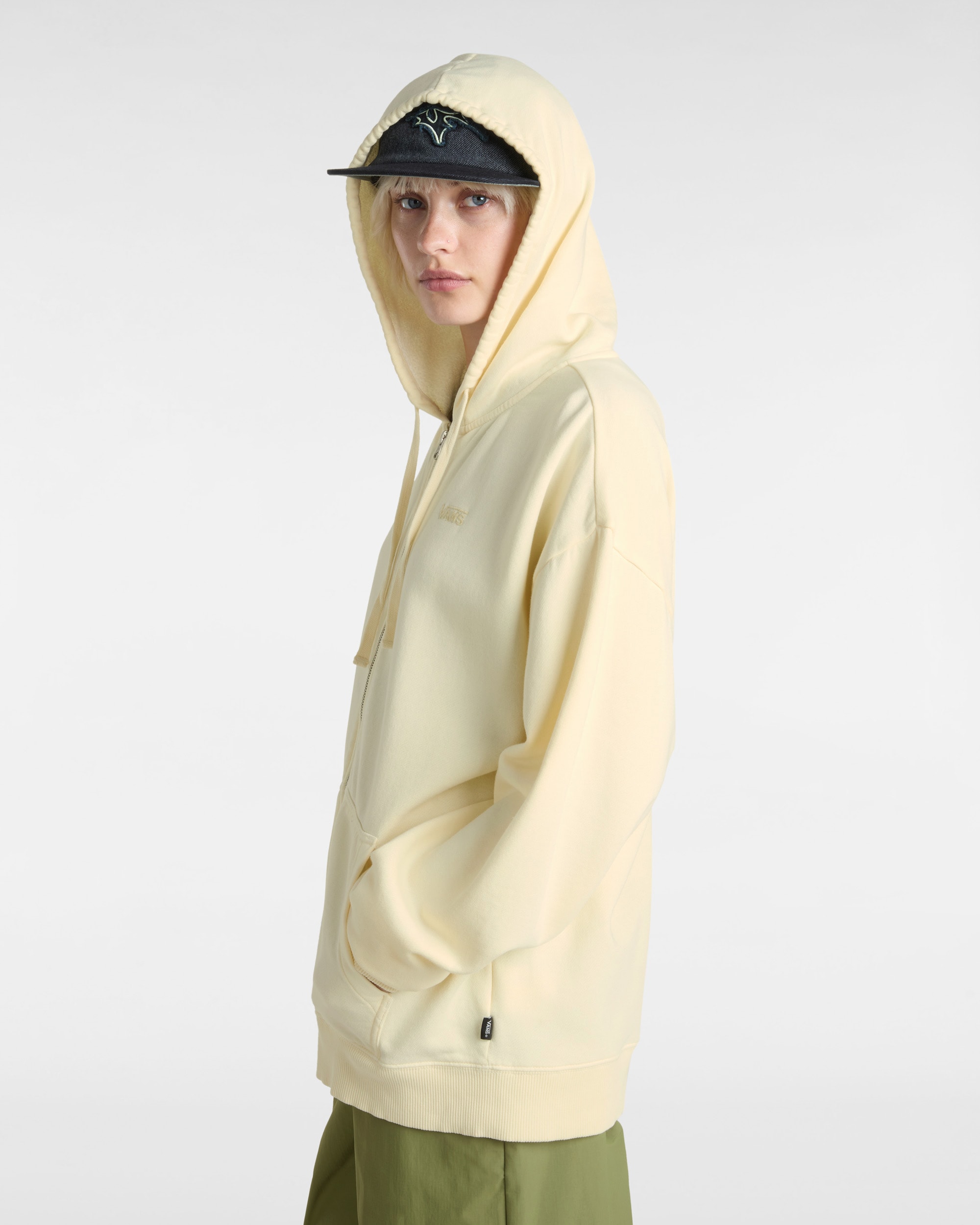 Sweat  capuche zipp Everyday VANS Beige ALT4