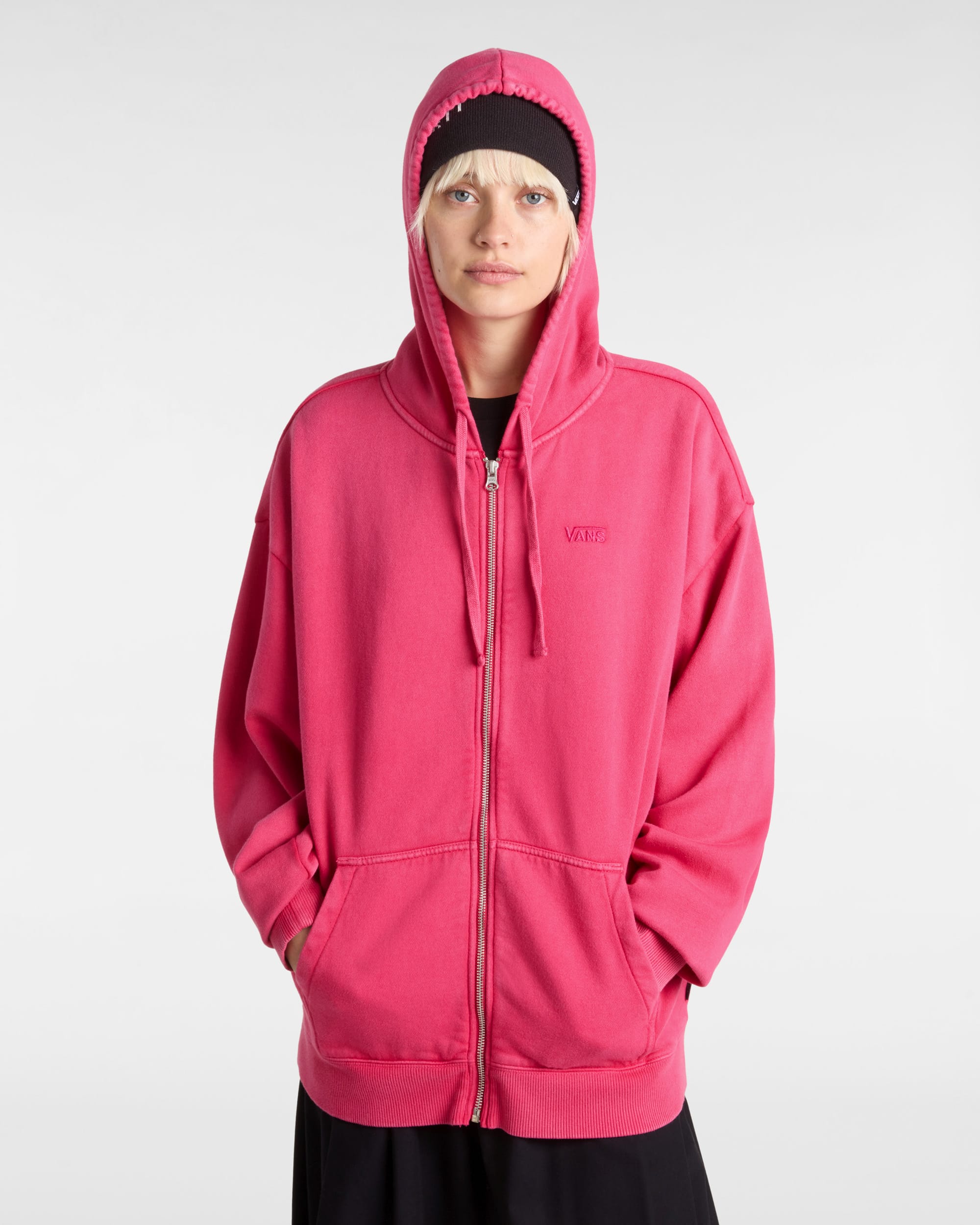 Sweat  capuche zipp Everyday VANS Rose ALT2
