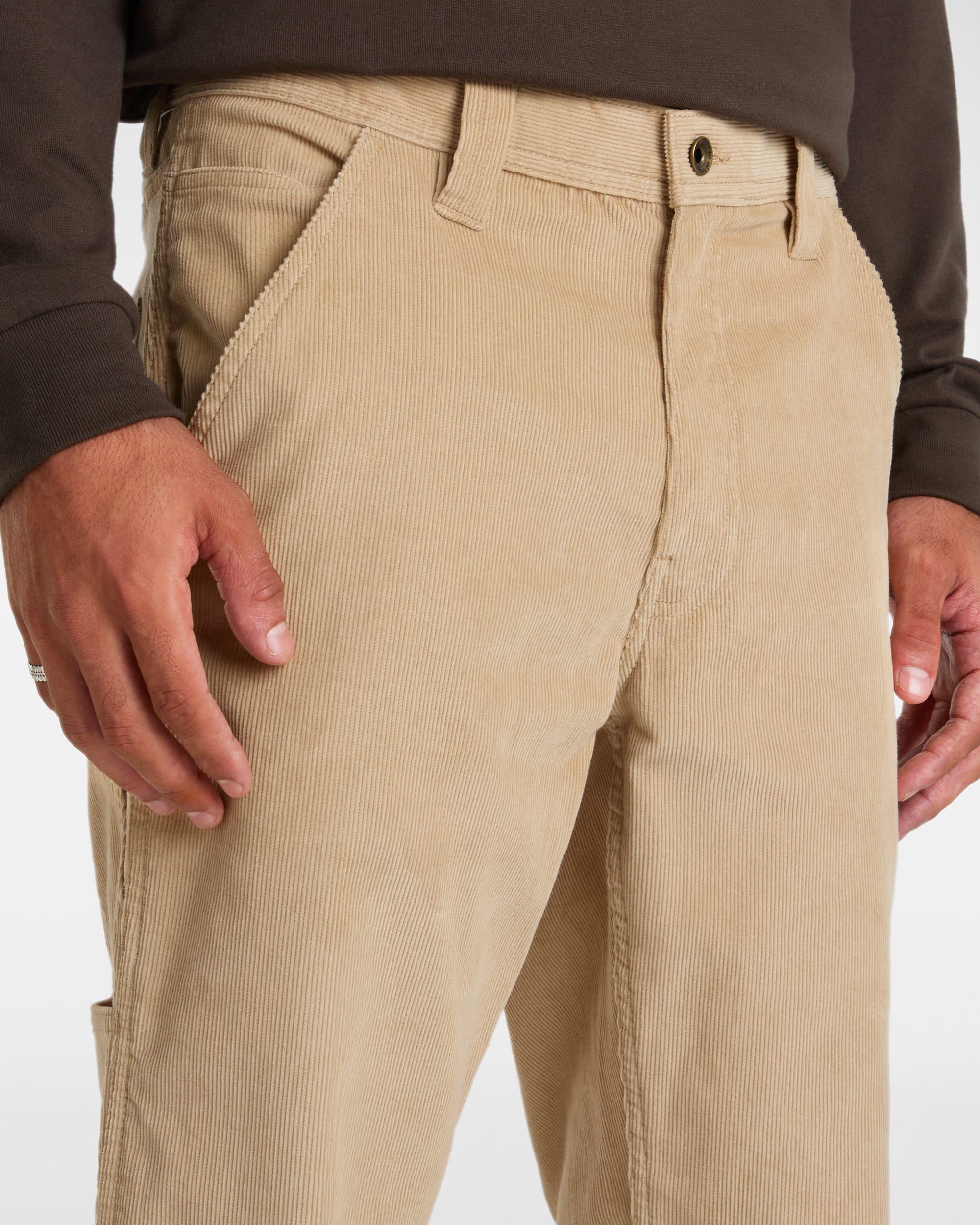 Drill Chore Carpenter Relaxed Cord Pants VANS Beige ALT6