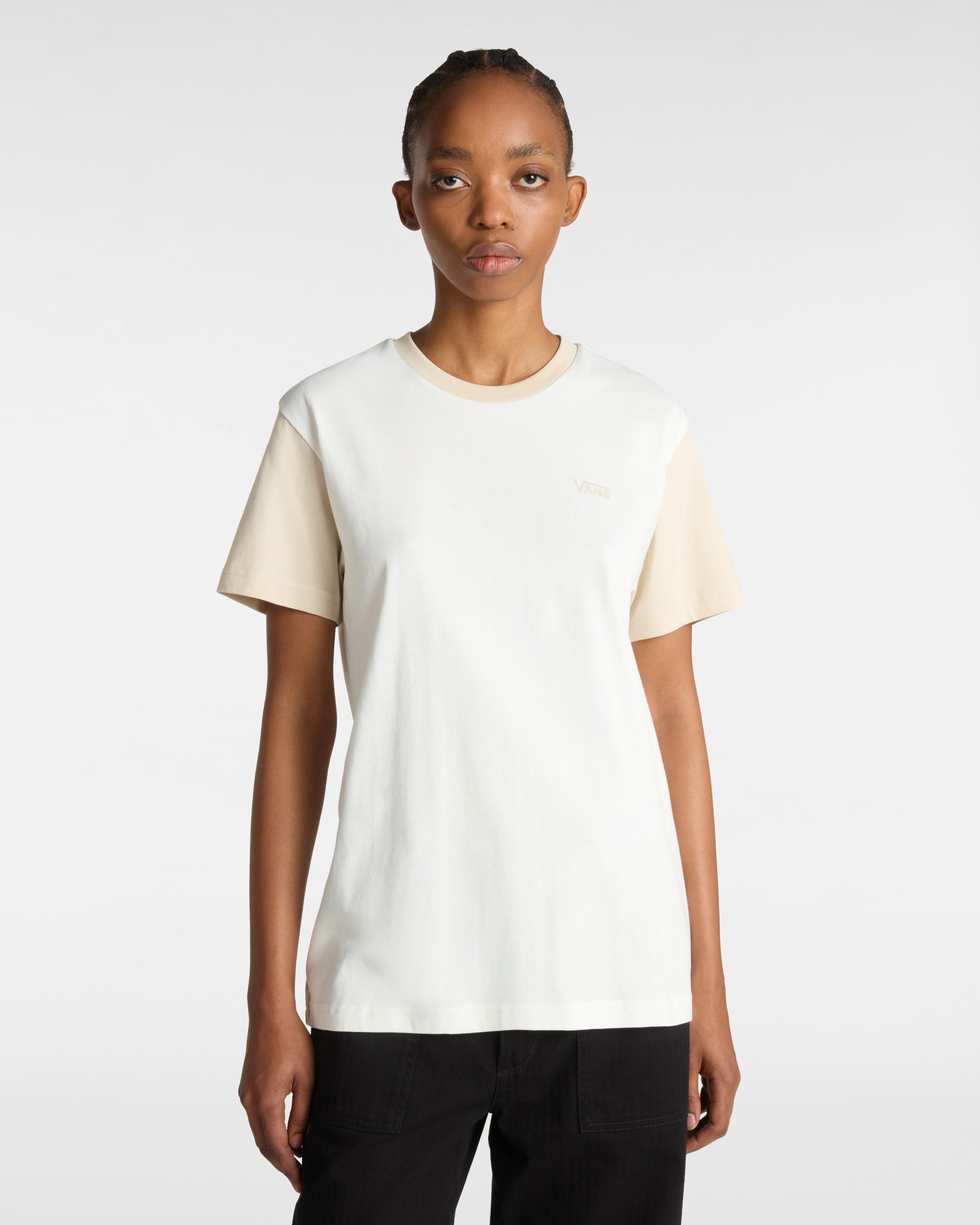 Tshirt colorblock VANS Beige ALT2