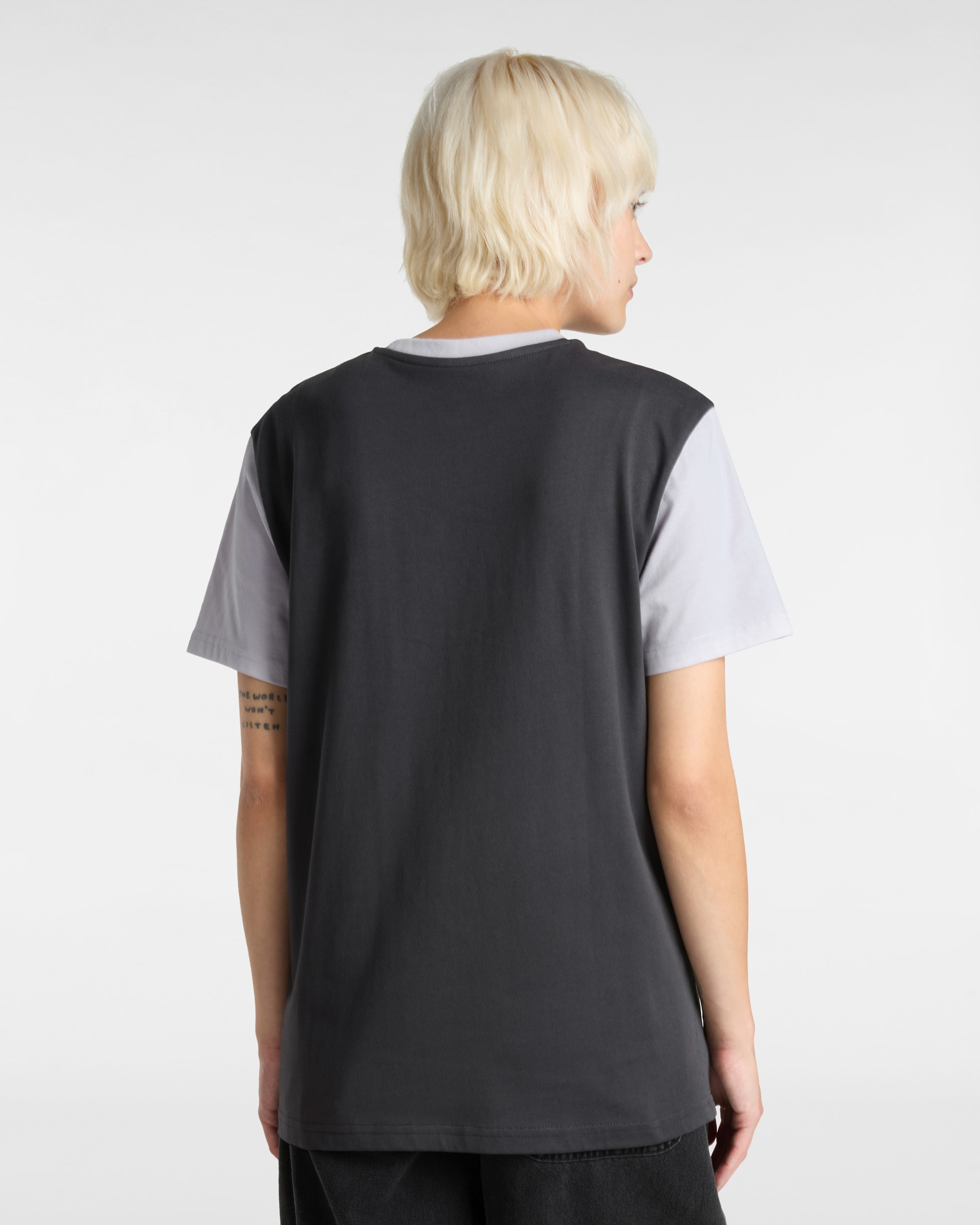 Tshirt colorblock VANS Gris ALT3