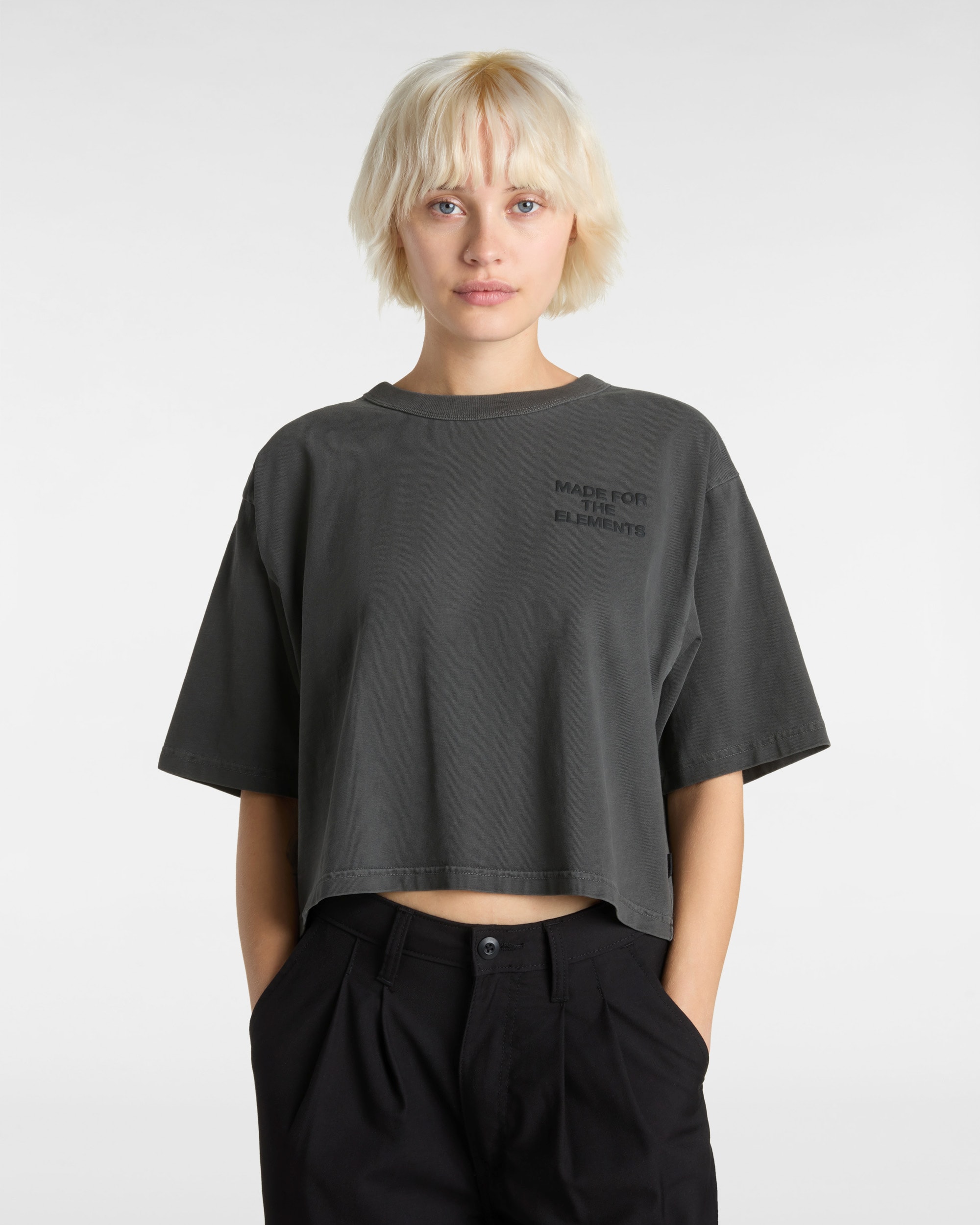 Camiseta de corte cuadrado MTE Trail VANS Negro ALT2