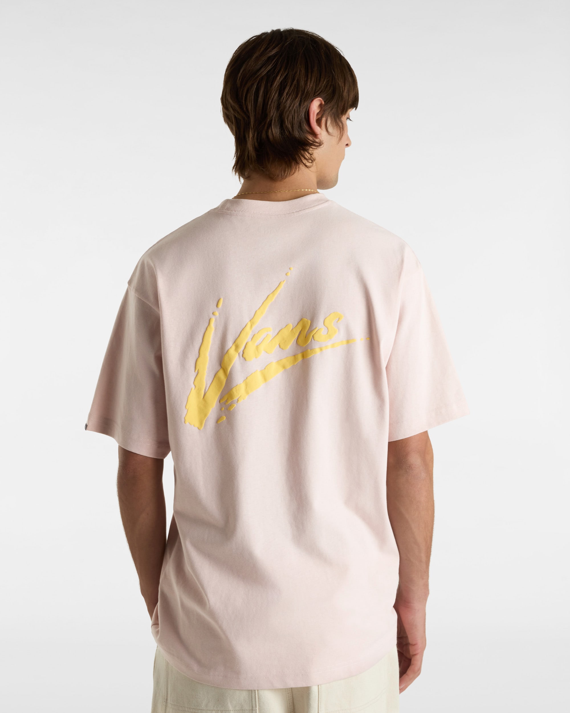 Tshirt Brush Script VANS Rose ALT5