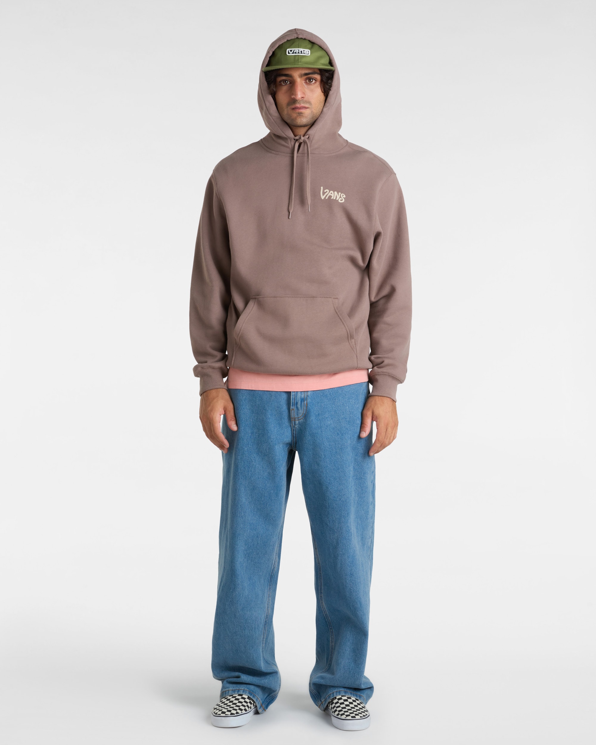 Sweat  capuche V Hand Loose VANS Marron ALT5