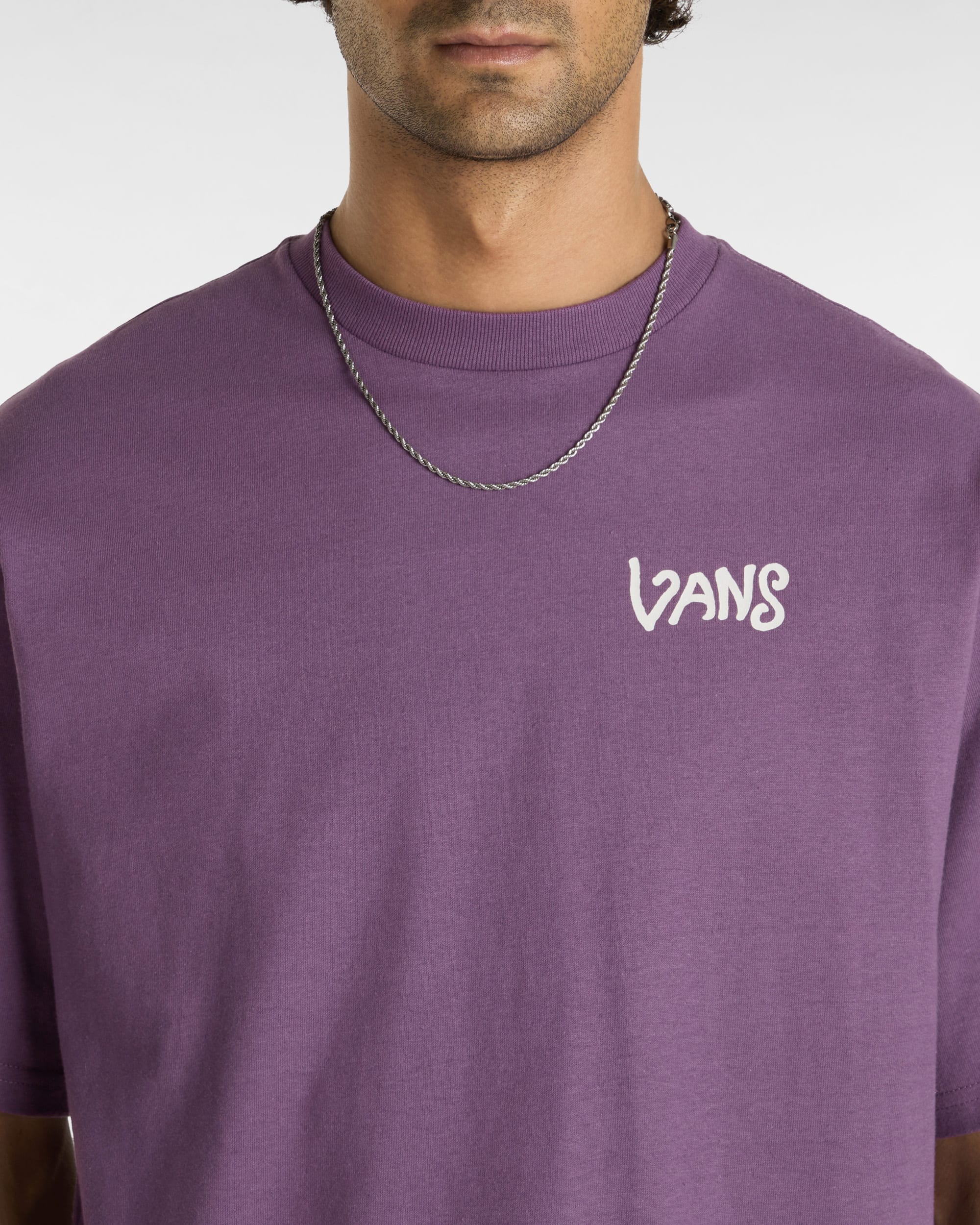 Tshirt V Hand Loose VANS Violet ALT5