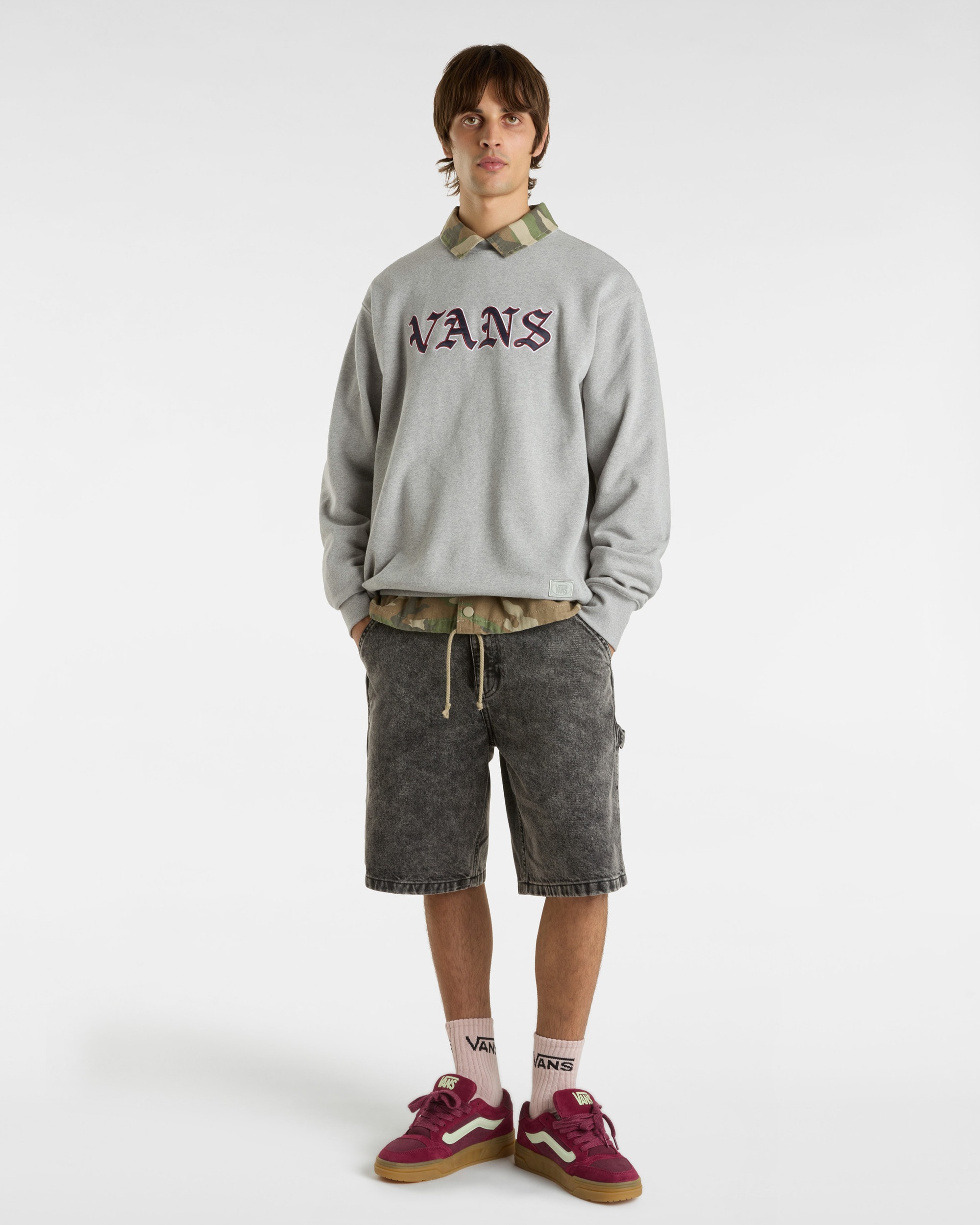 Sweat Original Standards Ye Olde Crew VANS Gris ALT5