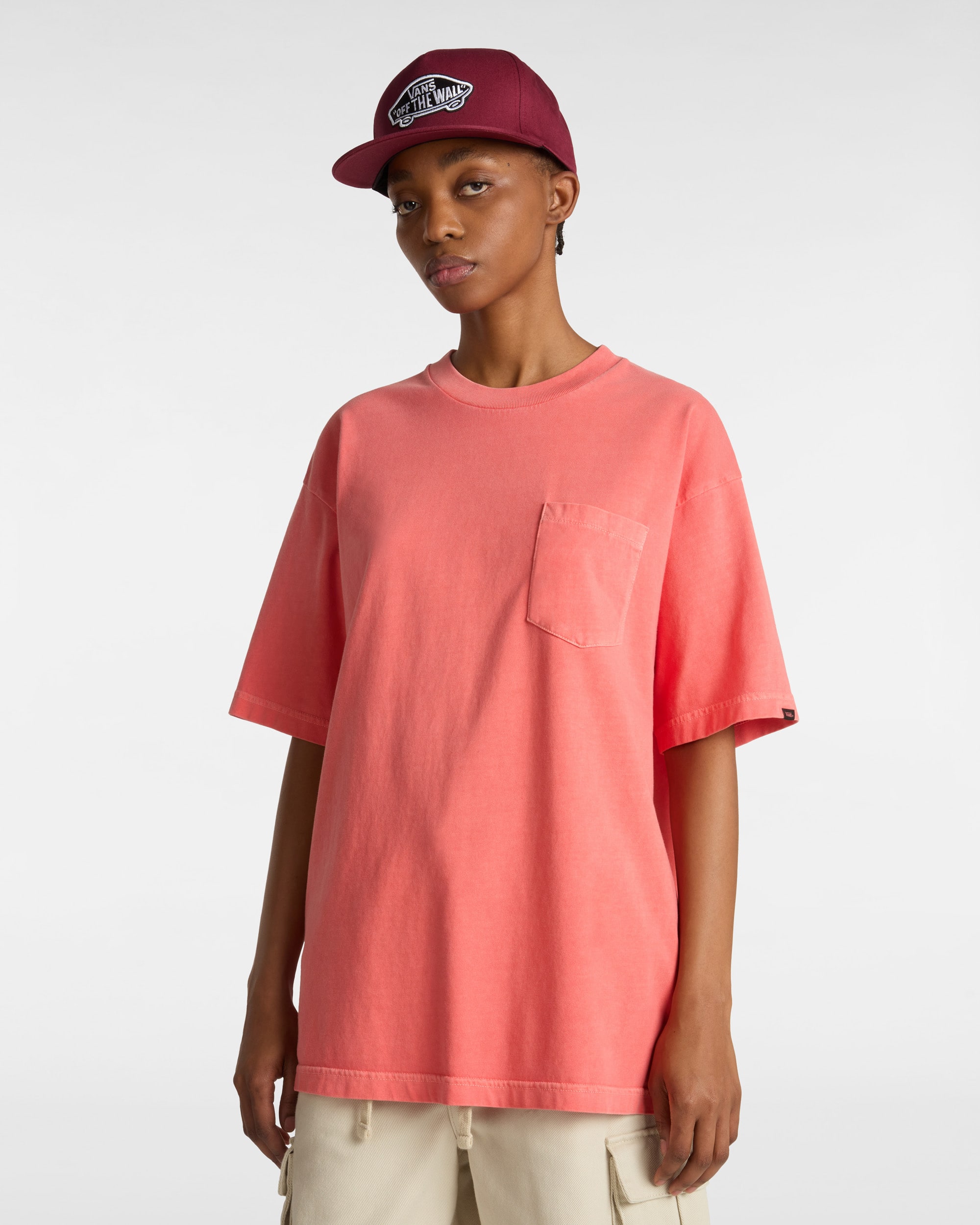 Tshirt Original Standards Wash Pocket VANS Rose ALT7