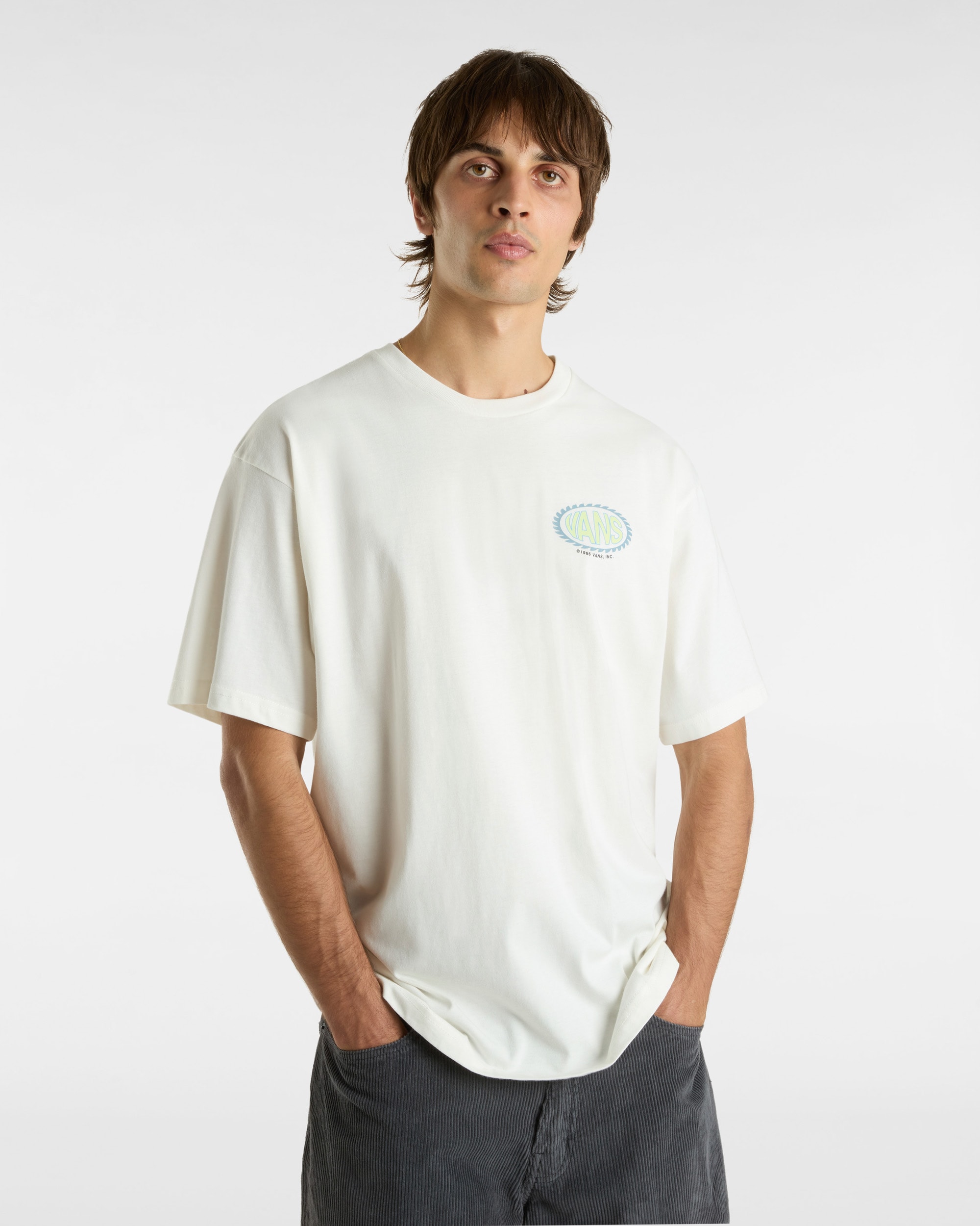 Tshirt Road Stop VANS Blanc ALT2