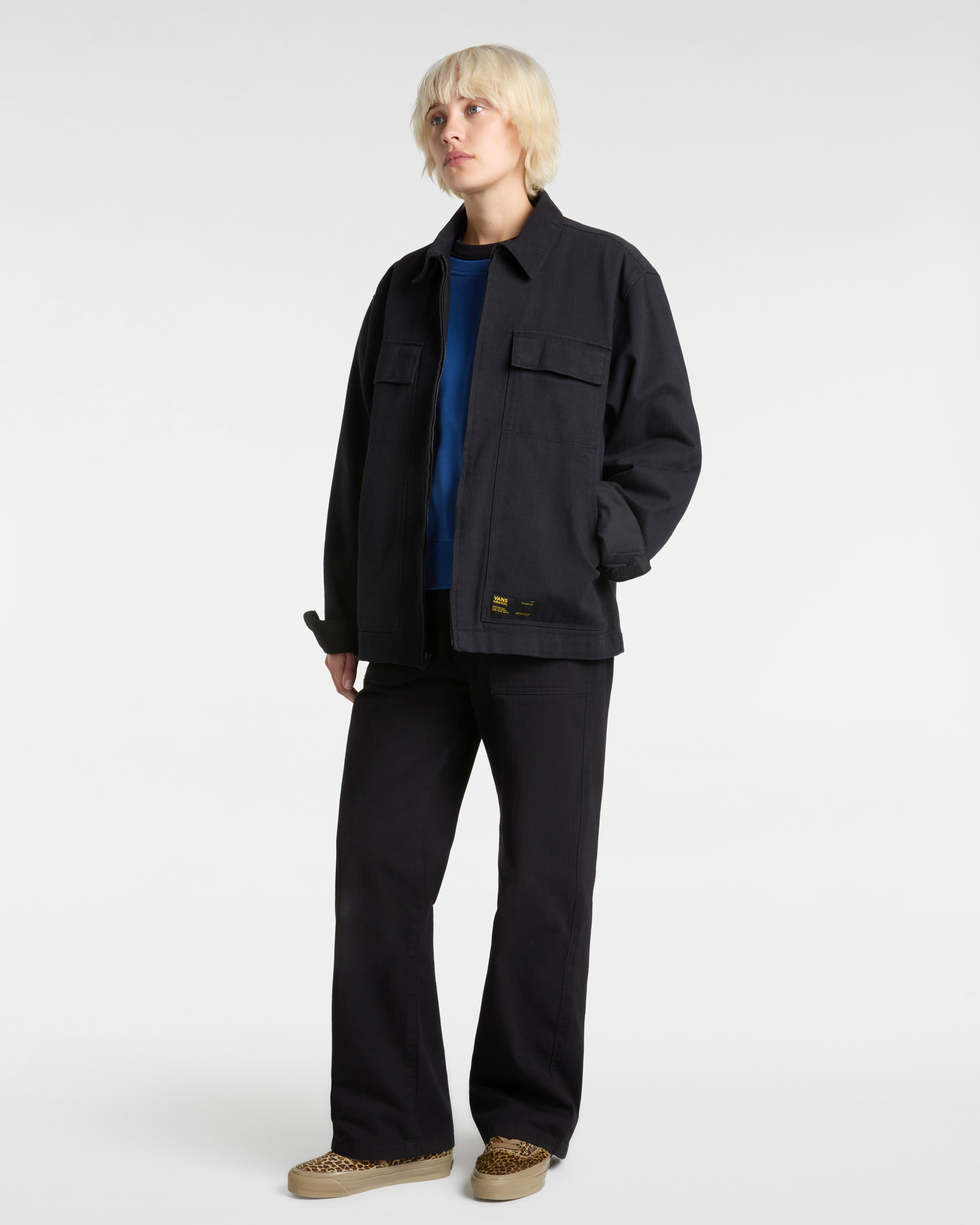 Sweat ras du cou Retro VANS Bleu ALT5