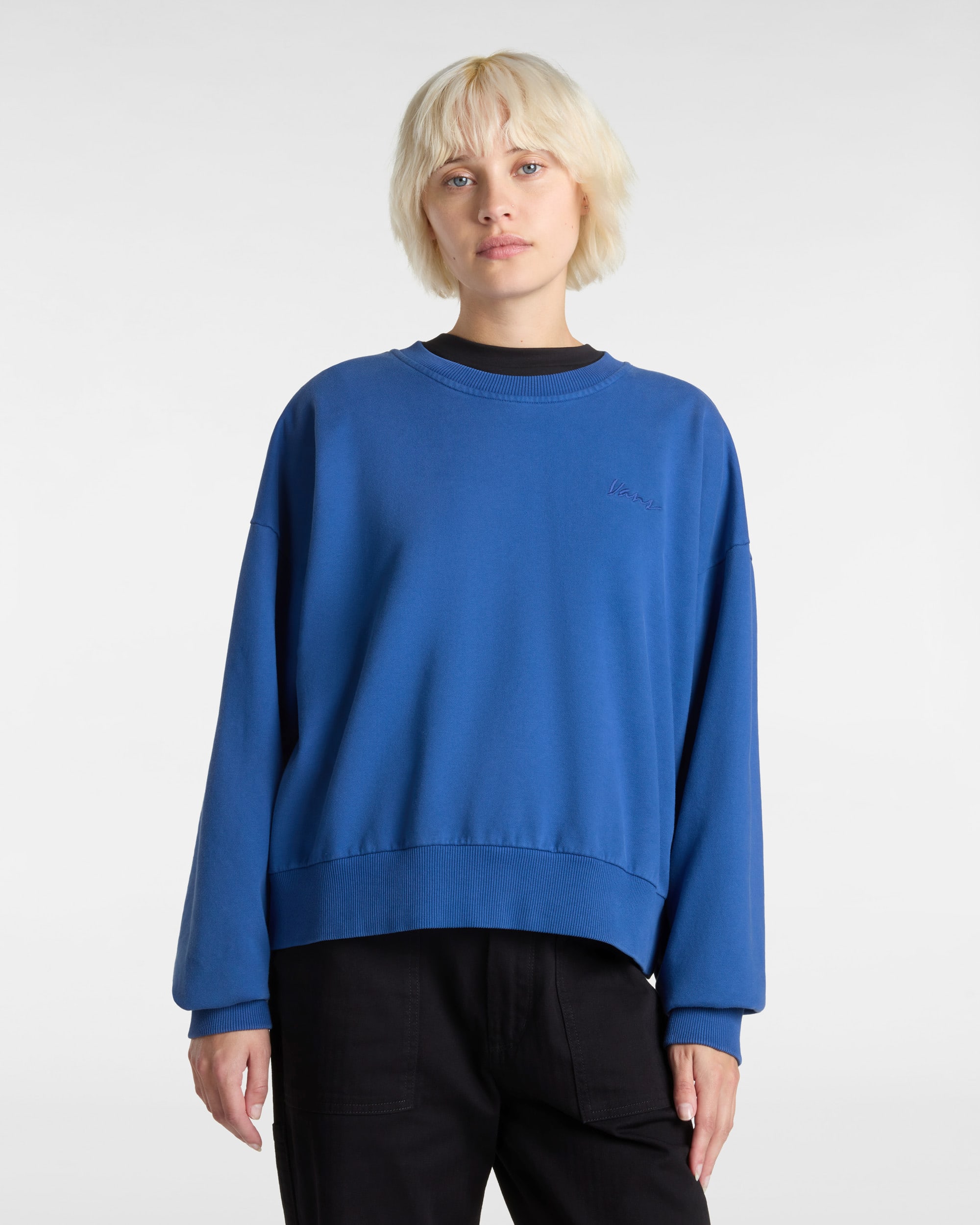 Sweat ras du cou Retro VANS Bleu ALT2