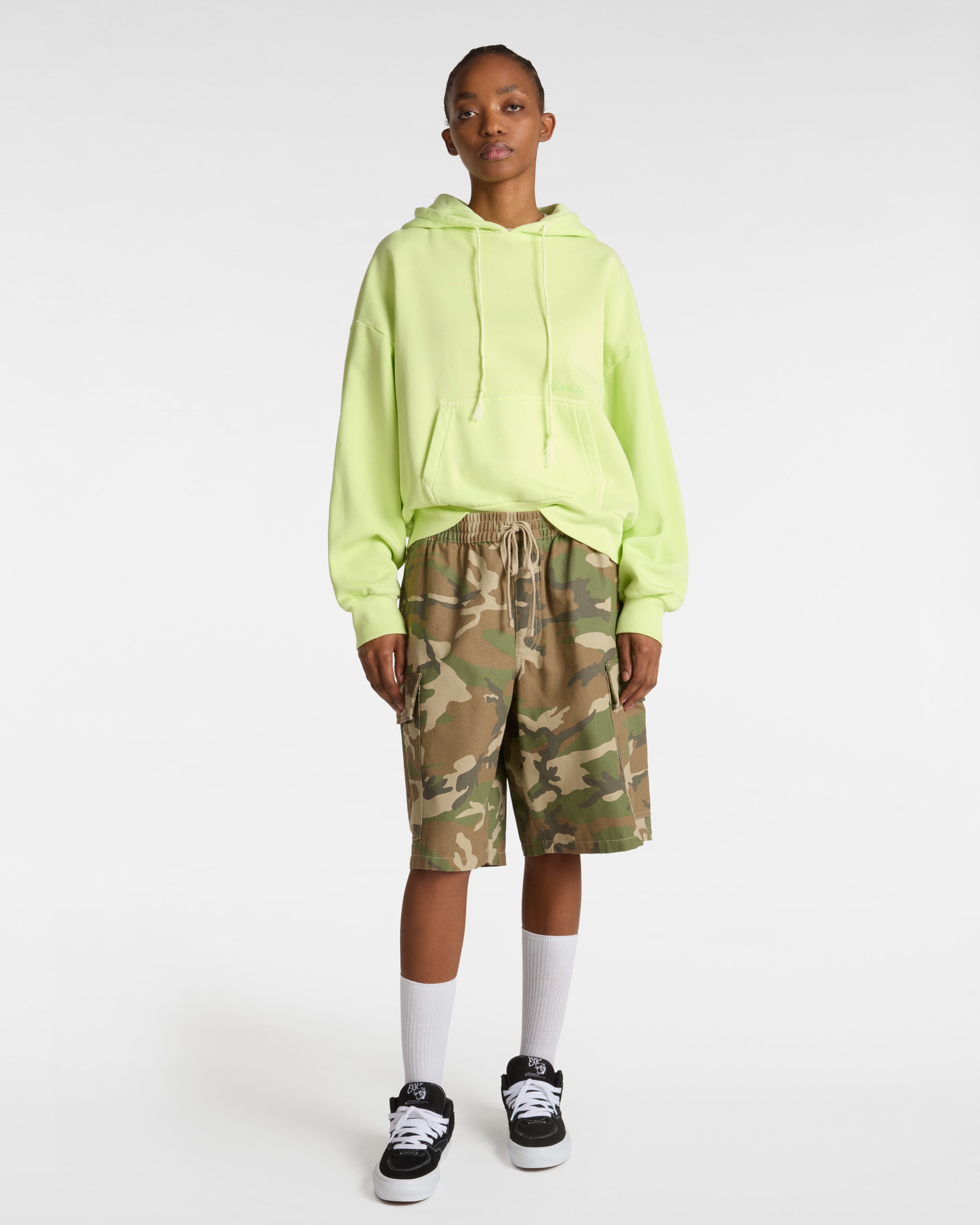 Sweat  capuche Retro VANS Vert ALT5