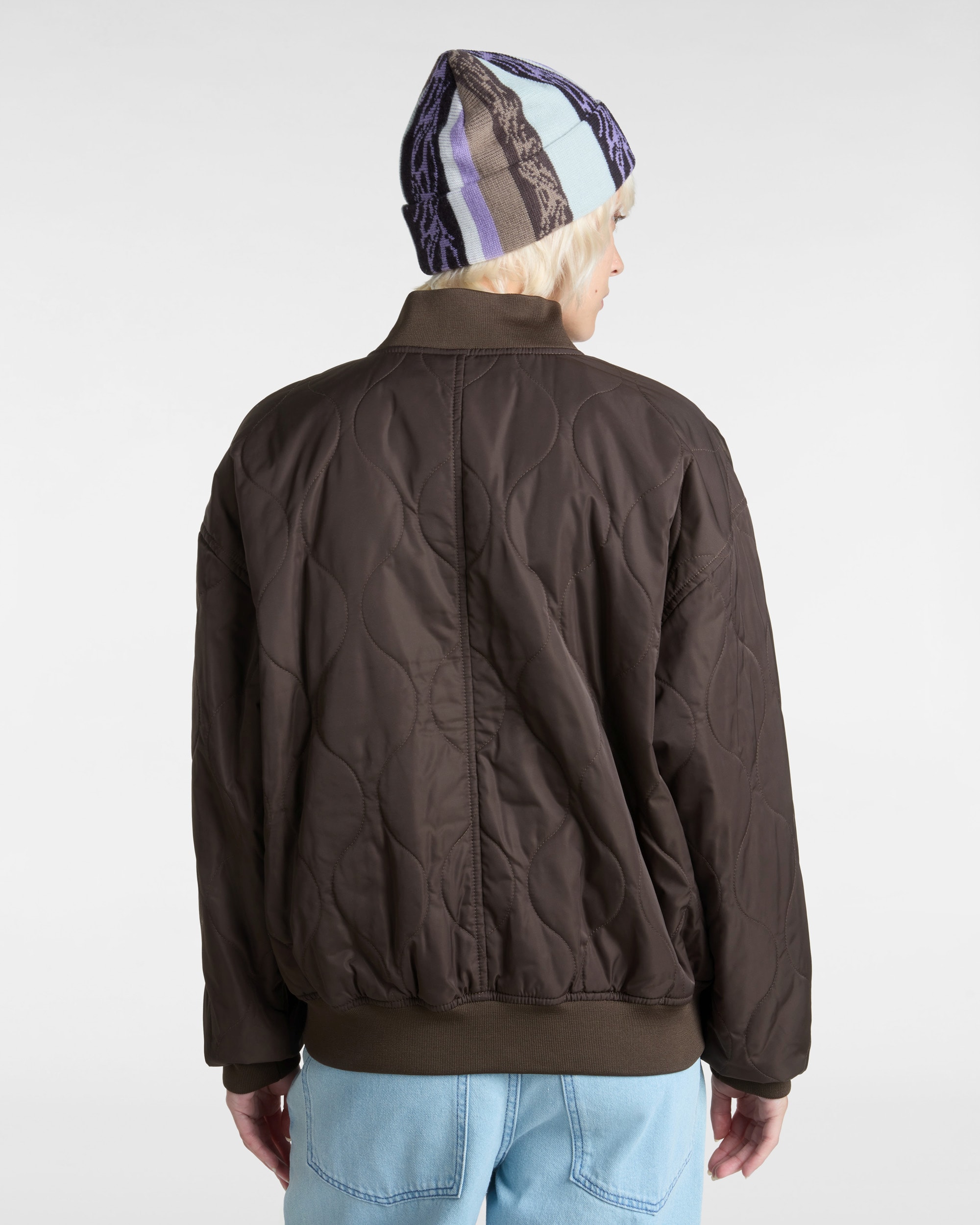 Veste bomber matelasse Bennet VANS Marron ALT3